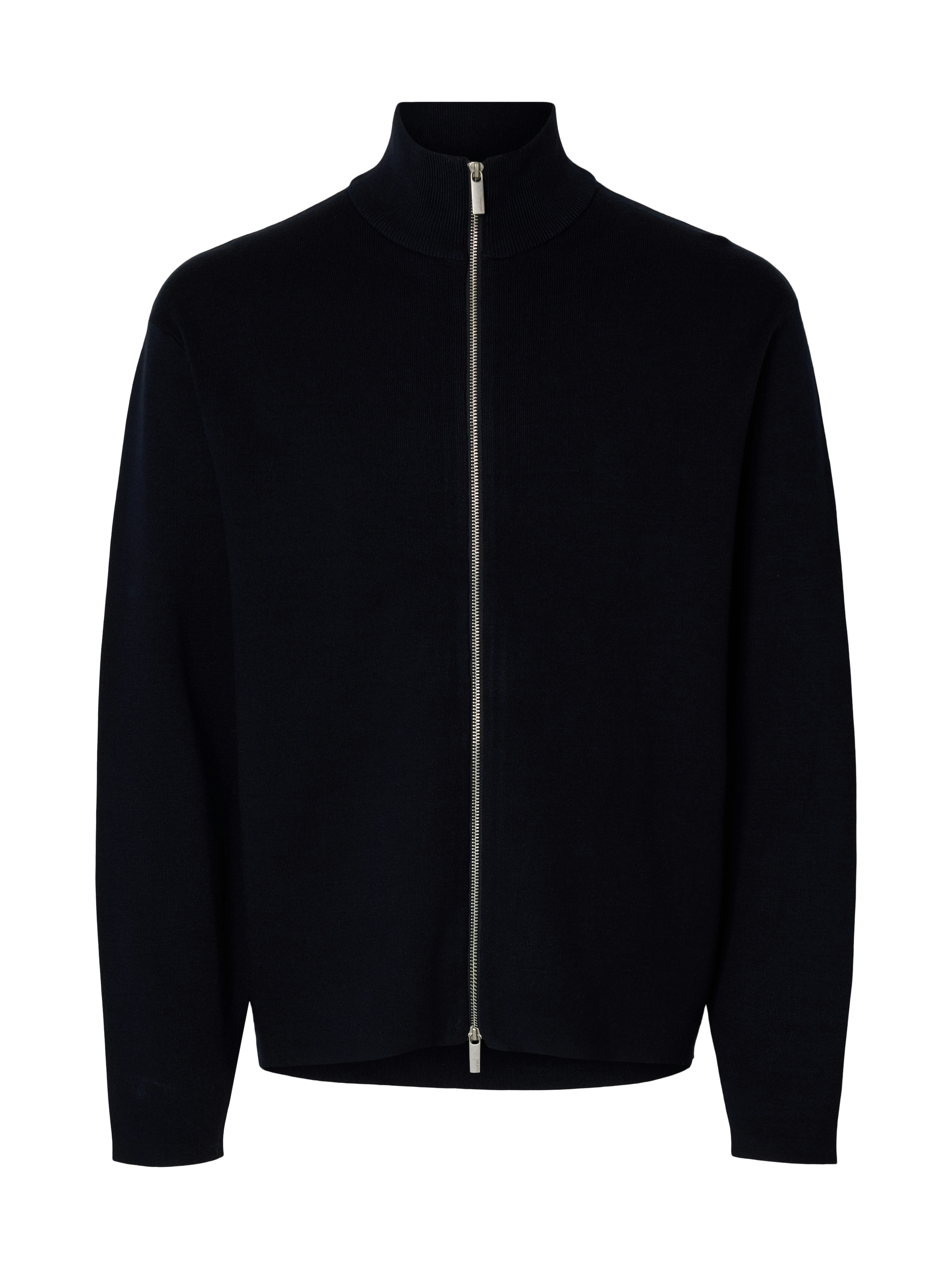 SELECTED Strickjacke »SLMTELLER FN ZIP CARDIGAN NOOS« Viskosemischung, regular fit