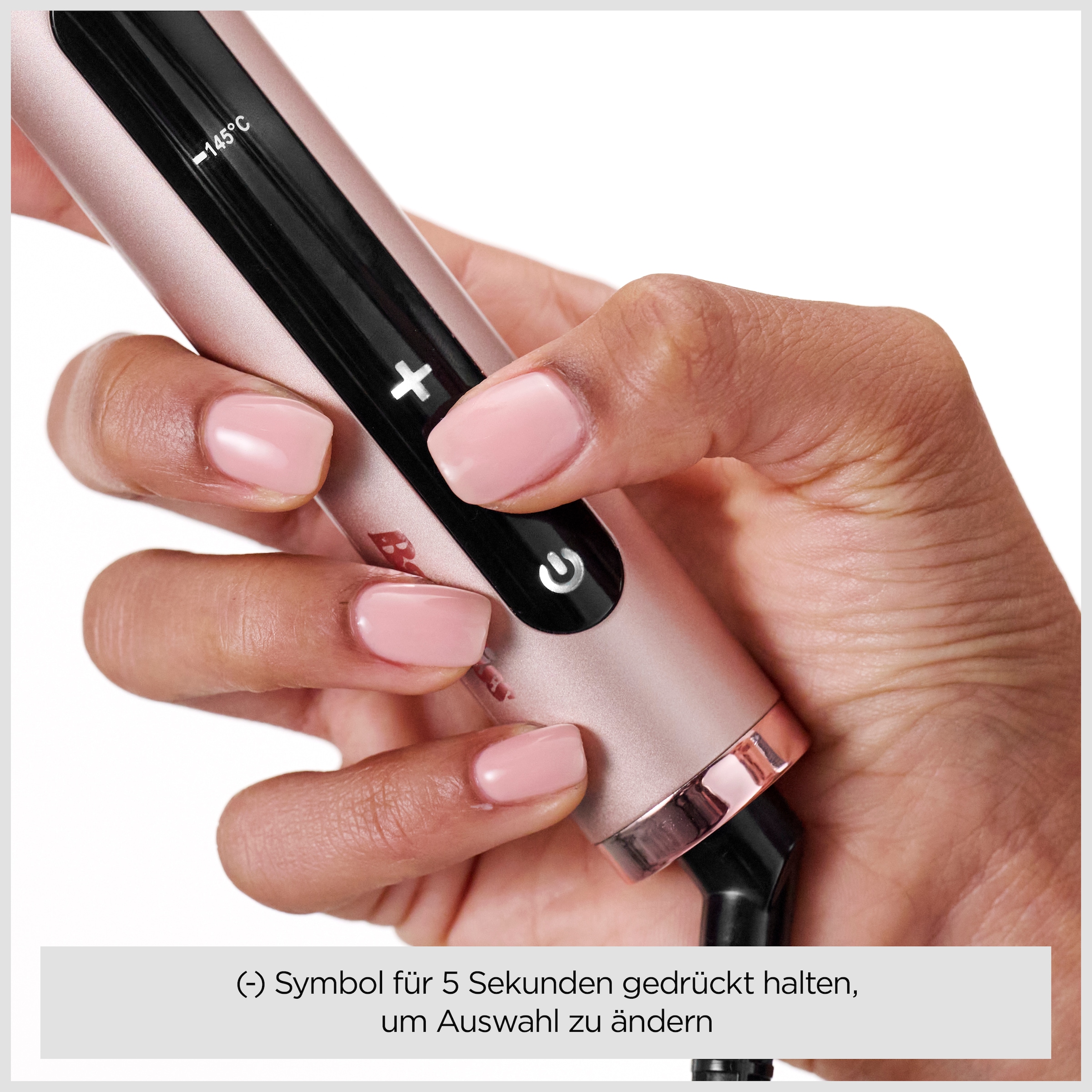 BaByliss Volumen- und Lockenstyler »Boost Hot Thermal Brush, Heizbürste, HSB200E« Keramik-Beschichtung Ionische Lockenbürste, 38mm Thermobürste, Blow-Out und Volumen