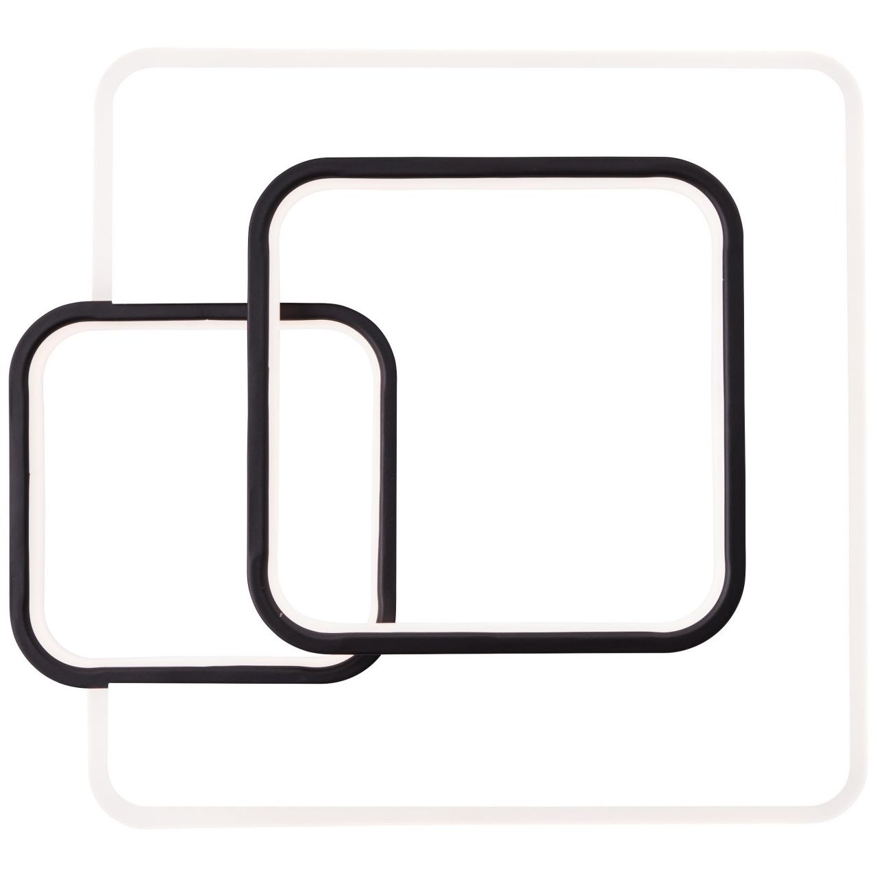 Brilliant Deckenleuchte »Rezia« 1 Stk. Warmweiß LED Deckenlampe 45x40cm weiß/schwarz