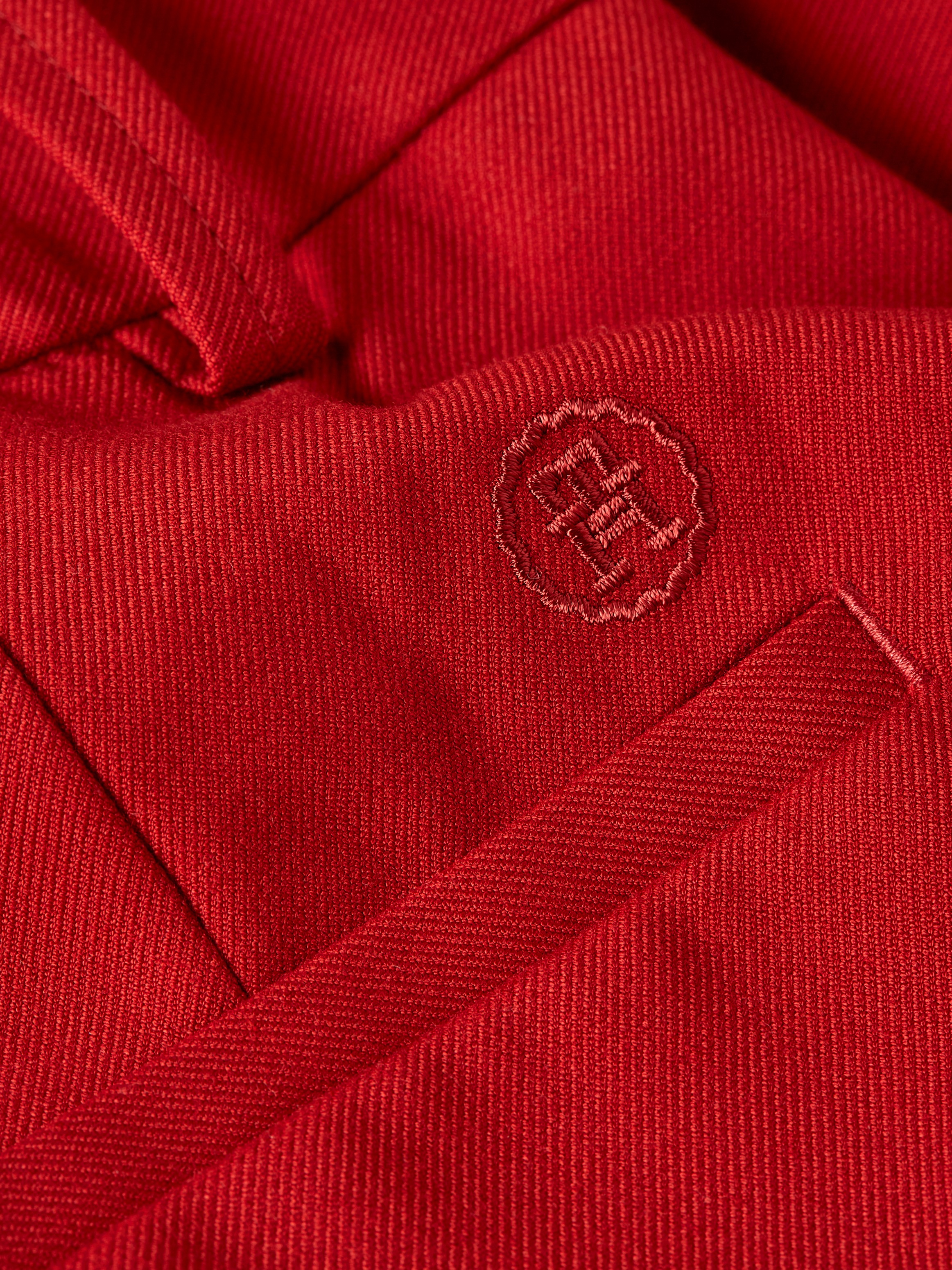 Tommy Hilfiger Webhose »MD CORE SLIM STRAIGHT PANT«, mit Bügelfalten