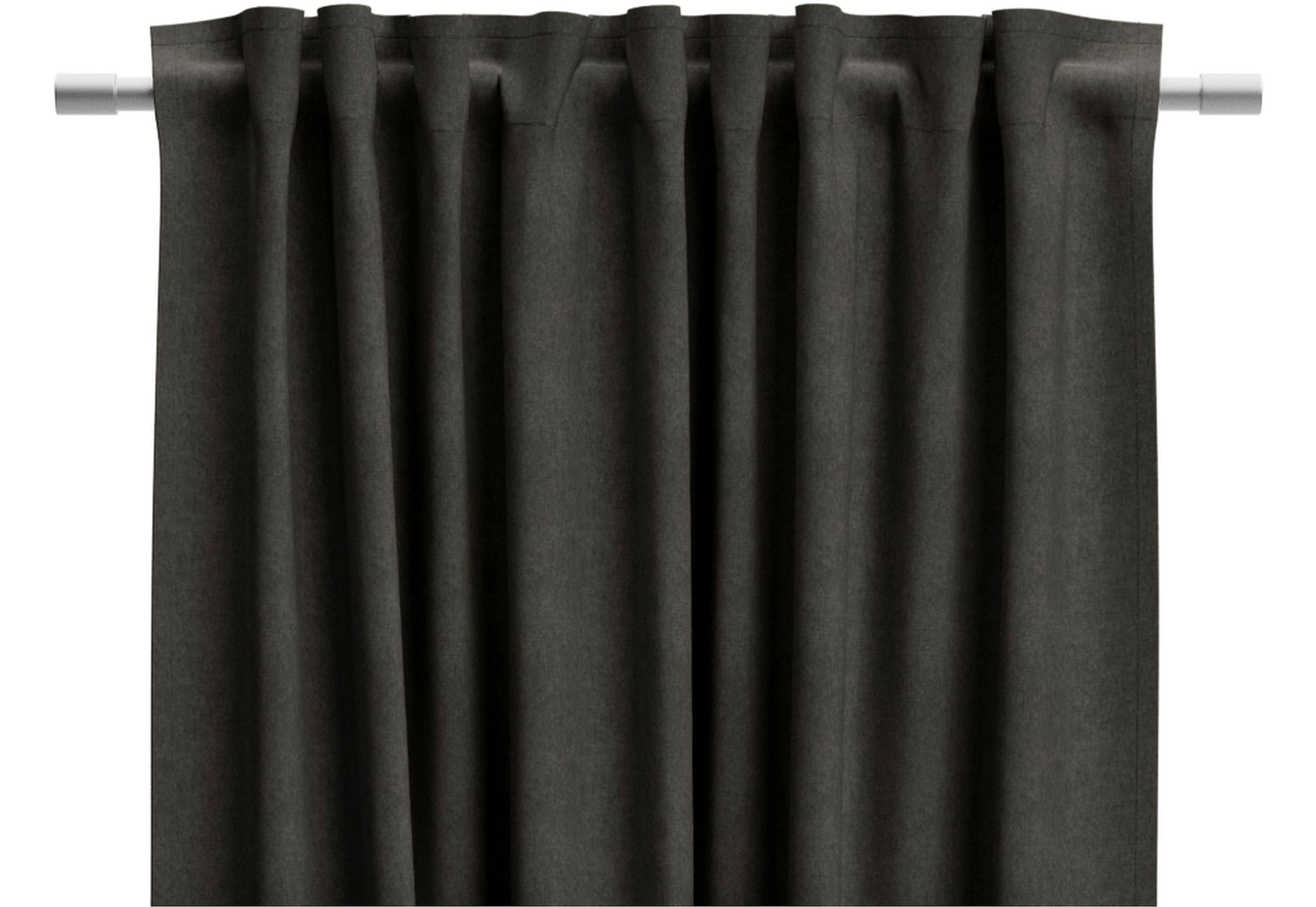 Neutex for you! Vorhang »BELMONDO« Multifunktionsband 1 Stk. tlg. Uni mit samtiger Oberfläche, nach Maß