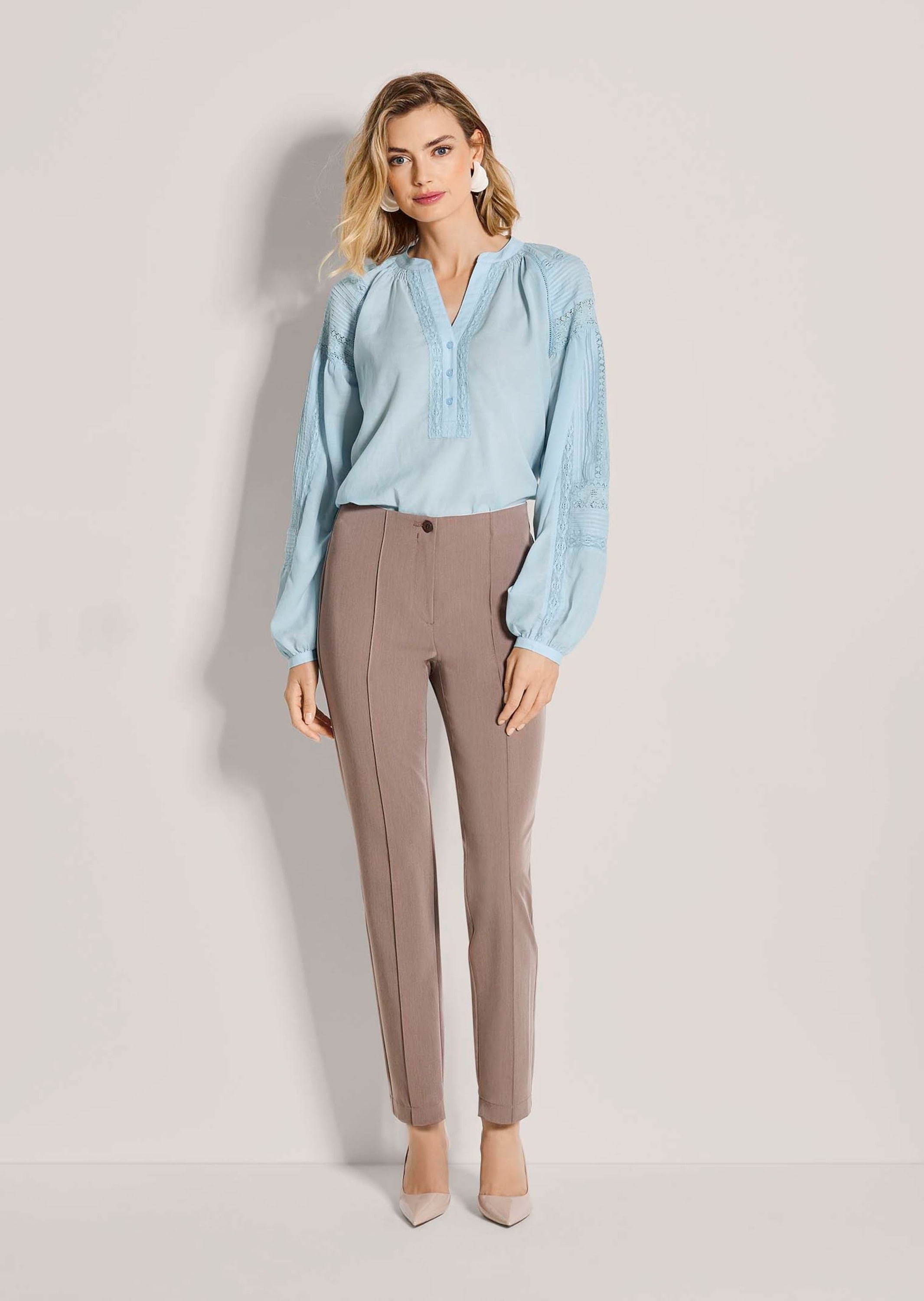 MADELEINE Stoffhose »Culotte Stoffhose mit Biesen«