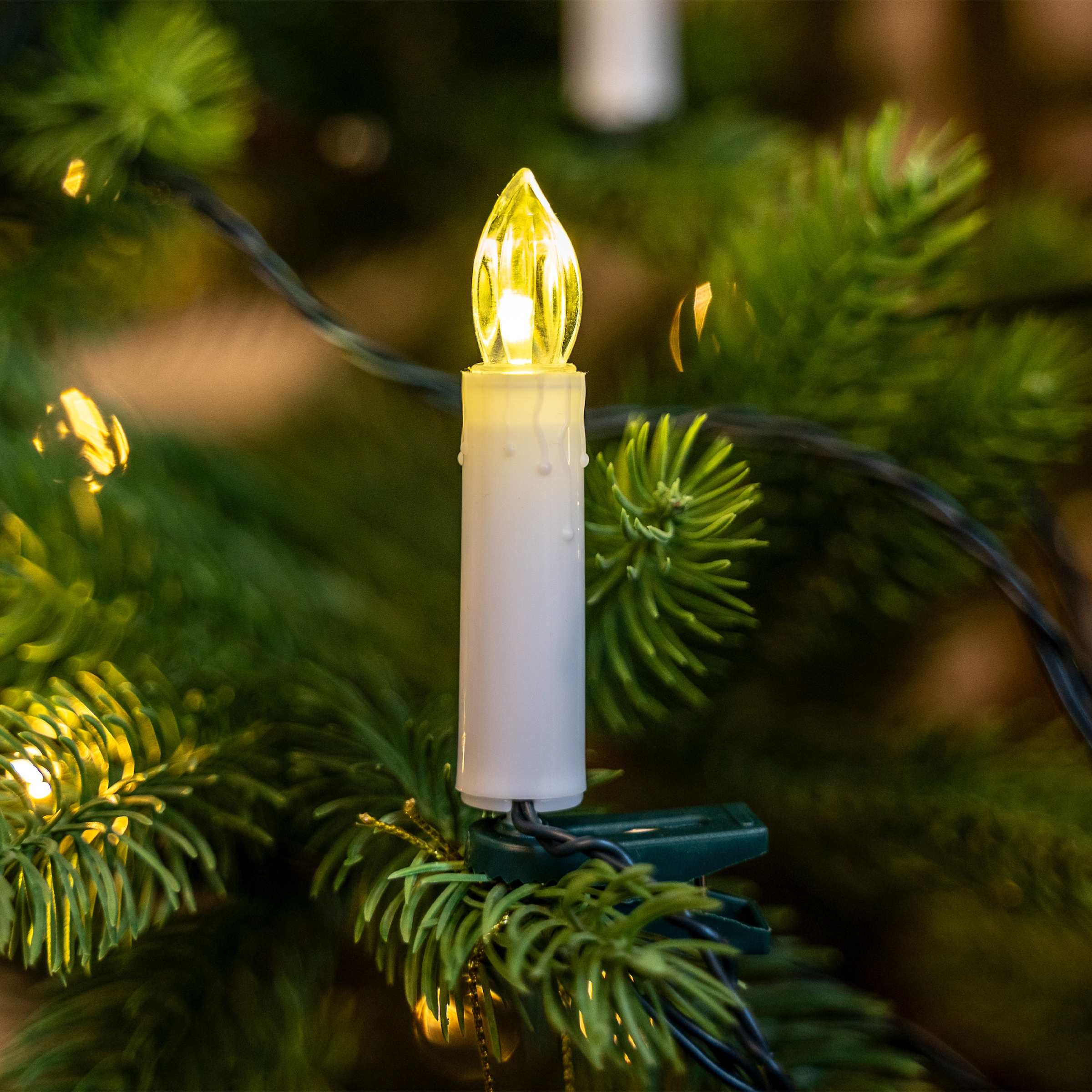 my home LED-Lichterkette »Aluro« 50 Stk.-flammig LED-Christbaumkerzen 50LEDs