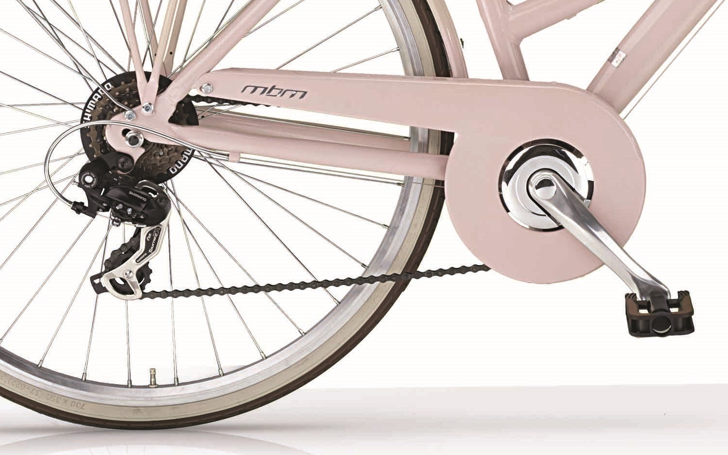 MBM Trekkingrad »Trekkingbike New Boulevard Woman 28" 18-Gang Rosa«, Kettenschaltung