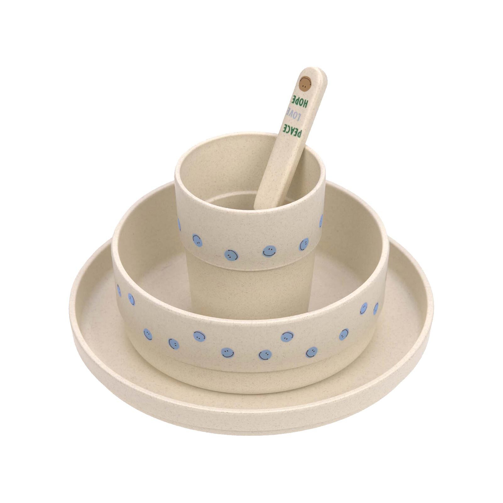 LÄSSIG Kindergeschirr-Set »Kinder-Geschirr-Set 4er Set«