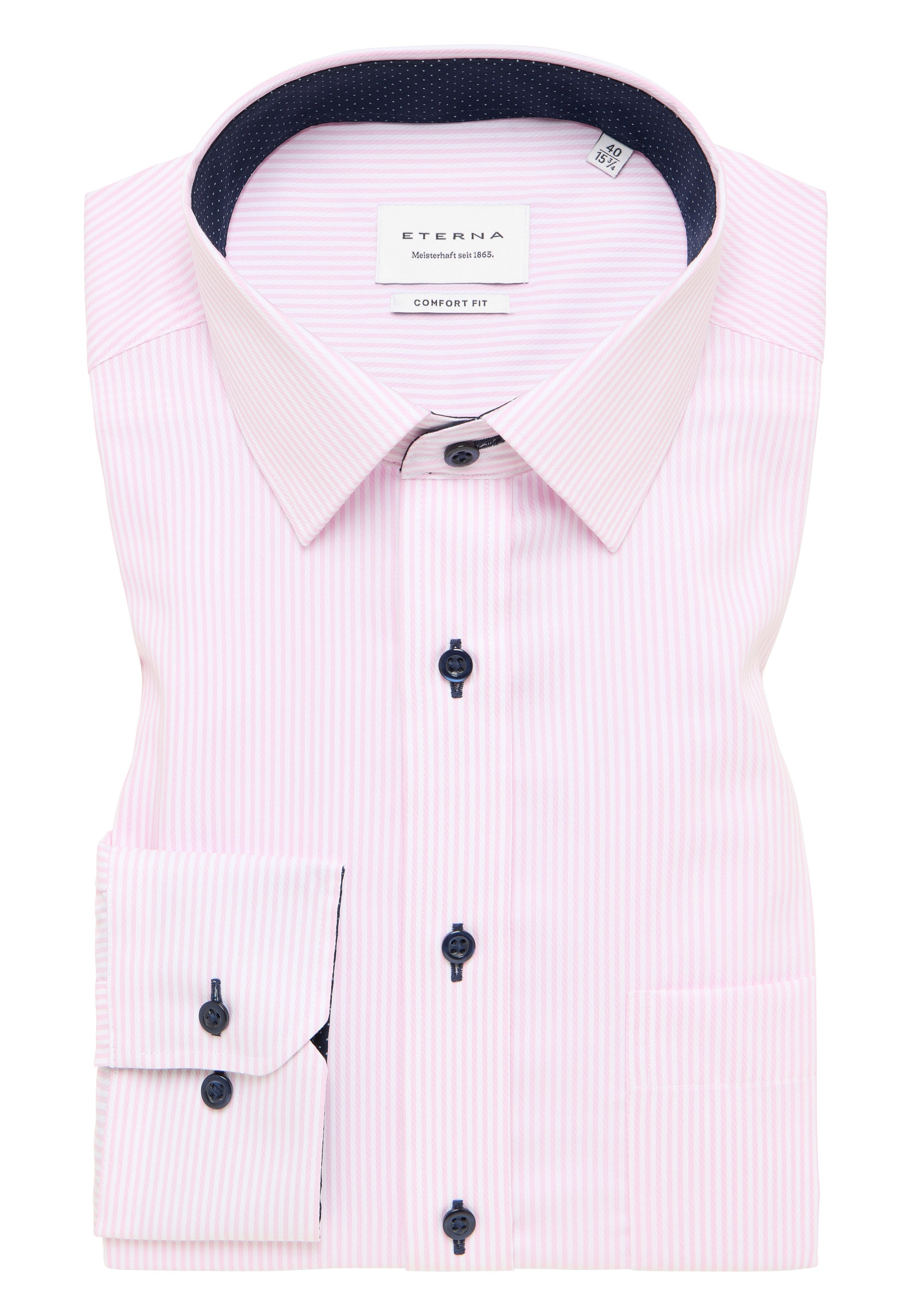 Eterna Langarmhemd »COMFORT FIT«, NON IRON (bügelfrei)