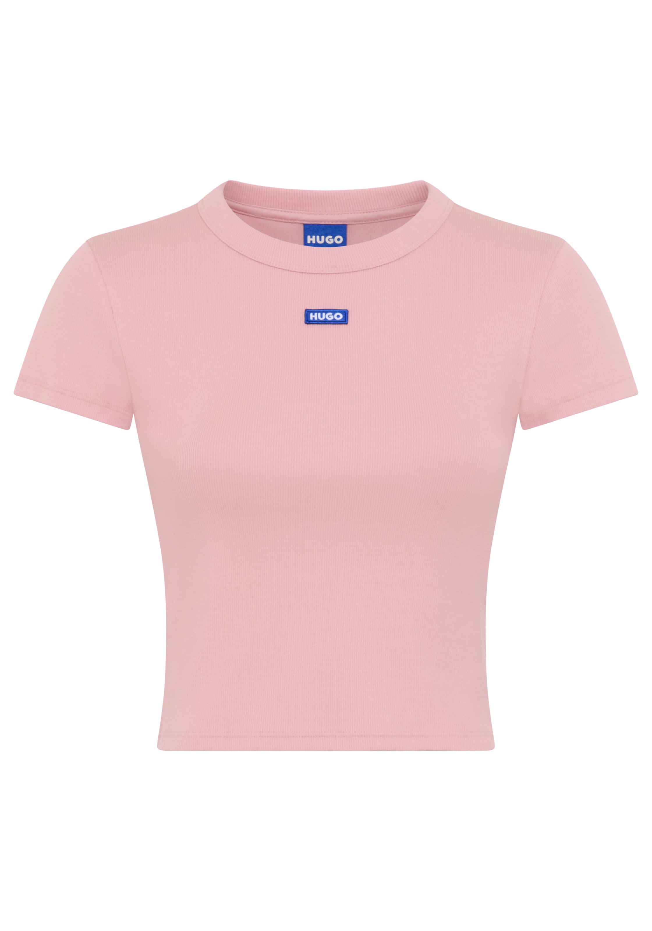 HUGO Blue T-Shirt »Baby Tee« in verkürzter Länge