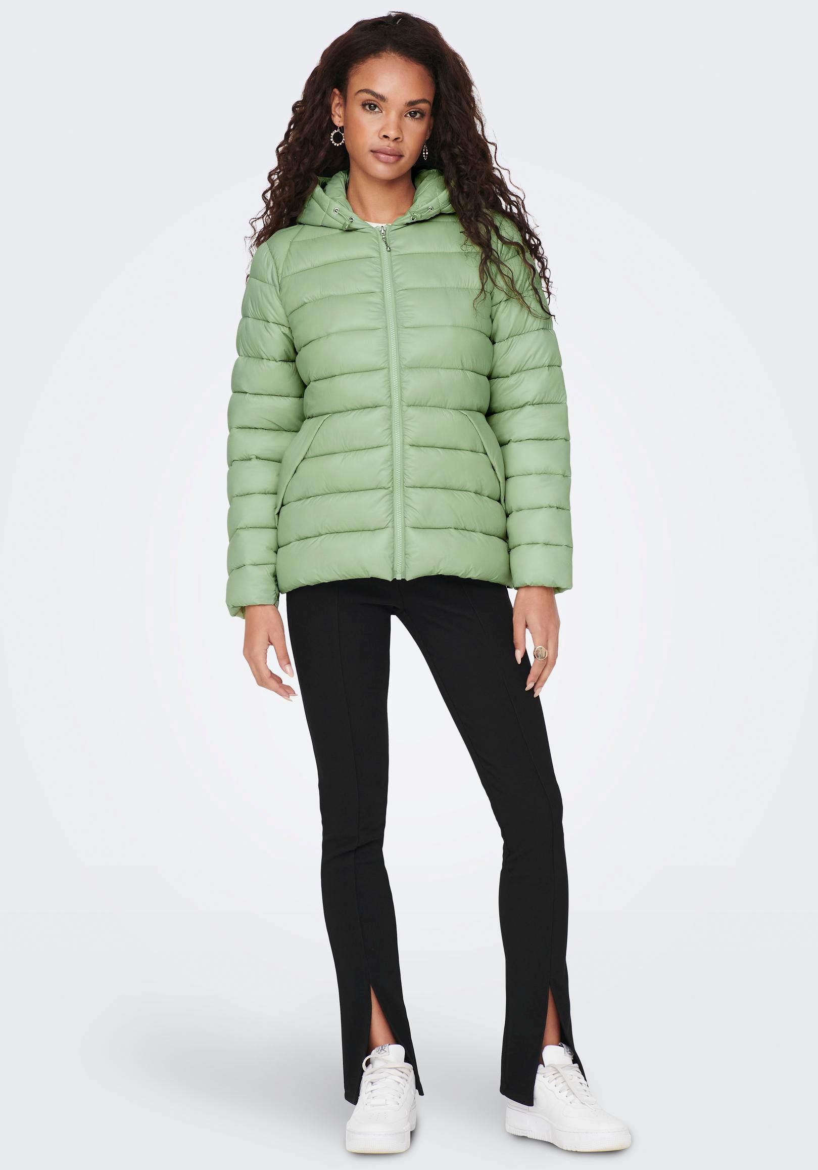 ONLY Steppjacke »ONLSKY QUILTED JACKET CC OTW«, mit Kapuze