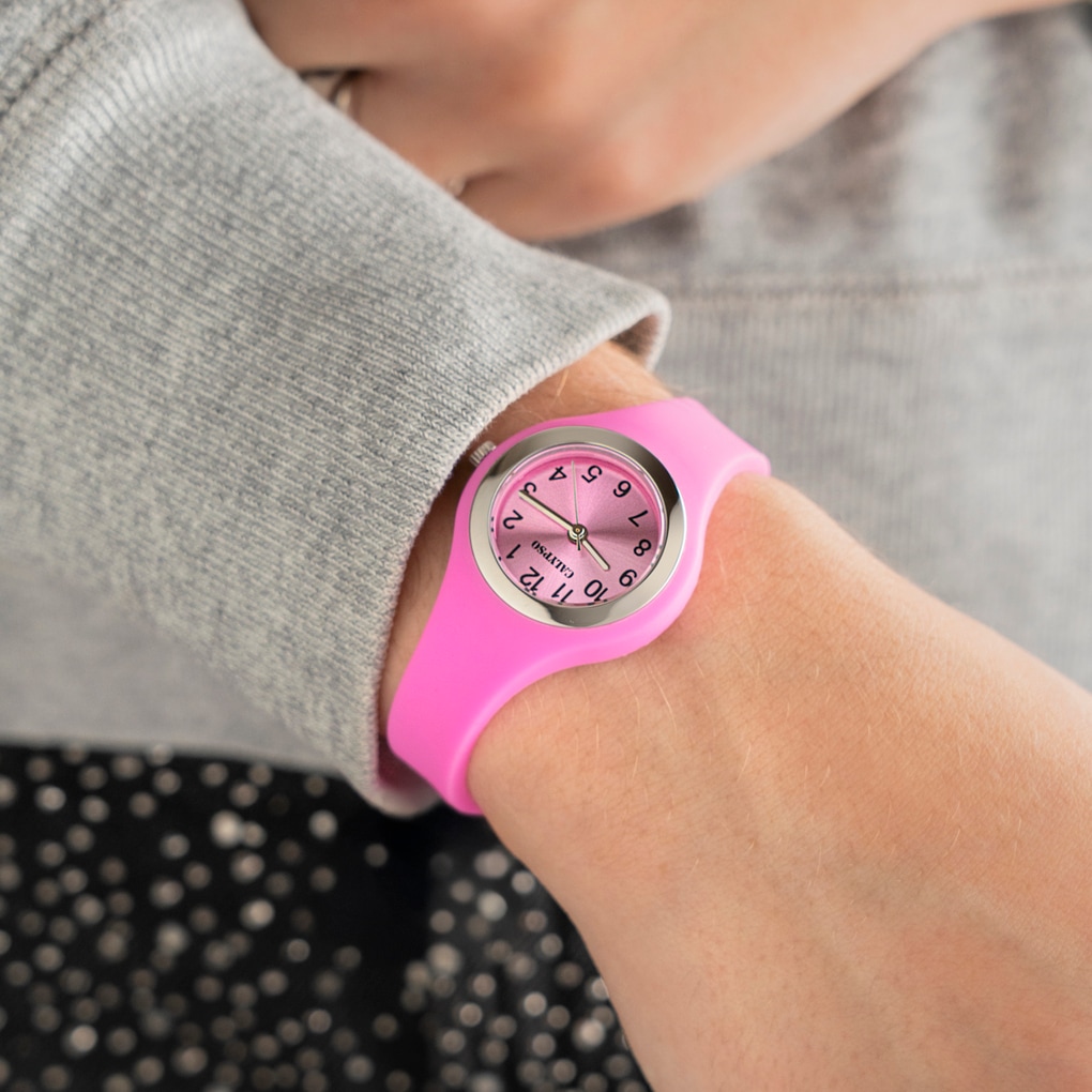 CALYPSO WATCHES Quarzuhr »Trendy« Armbanduhr, Damenuhr, Silikonarmband, analog
