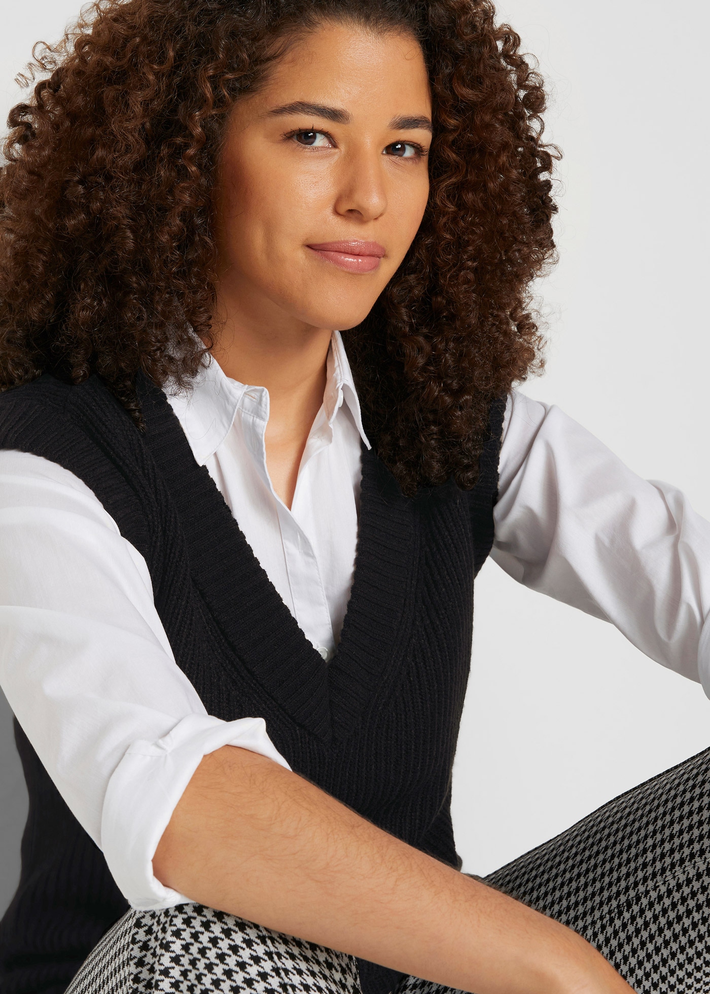 bonprix Pullunder »Pullunder« mit V-Ausschnitt