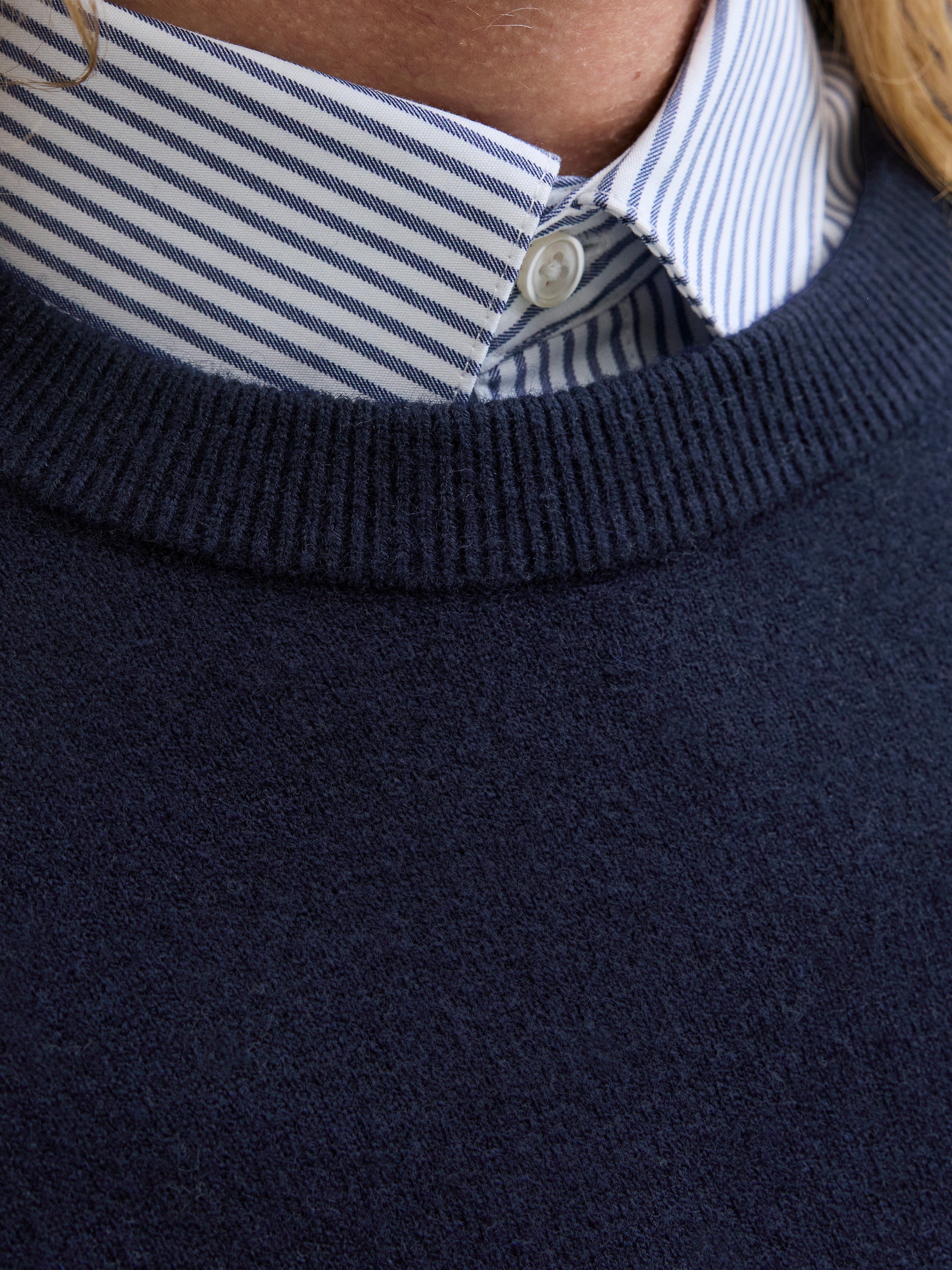 Jack & Jones Strickpullover »JJEPERFECT WOOL KNIT CREW NECK SN«