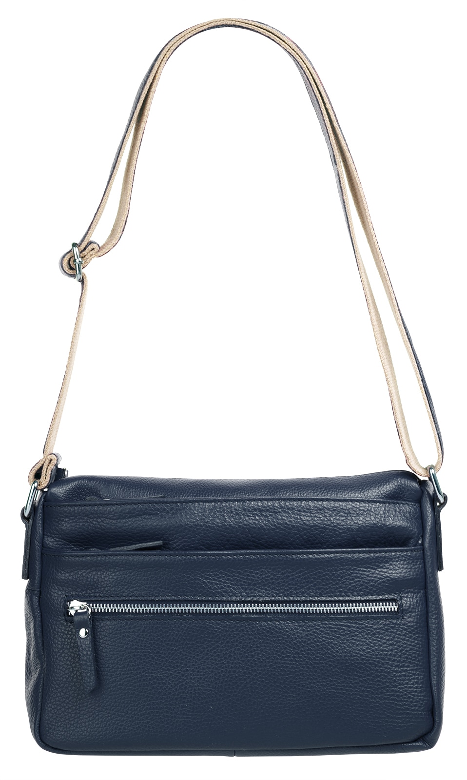 Samantha Look Umhängetasche echt Leder, Made in Italy