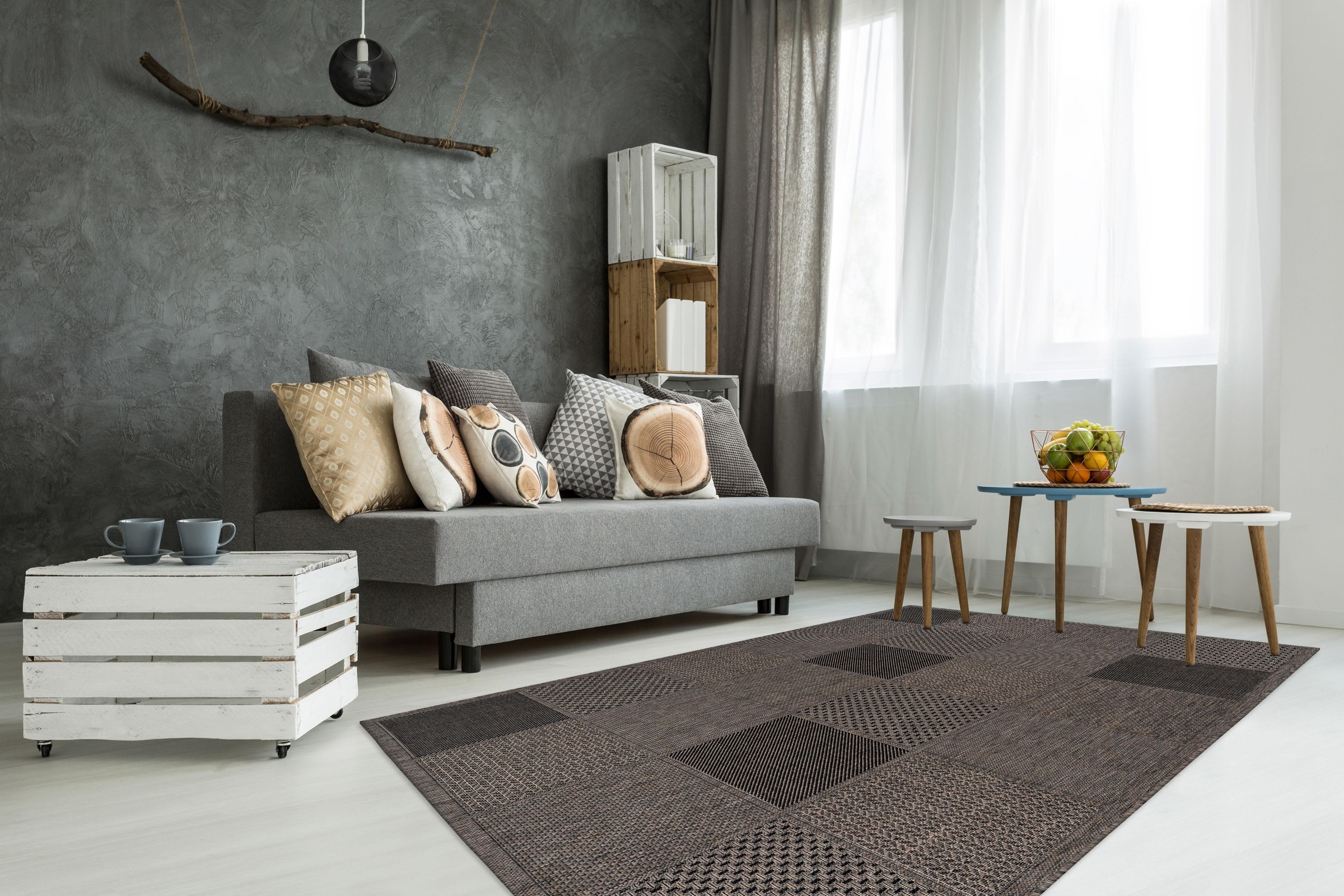 LALEE Läufer »Sunset 605«, rechteckig, 5 mm Höhe, In- und Outdoor geeignet, pflegeleicht, Wohnzimmer
