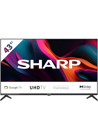 LED-Fernseher »SHARP 43GL4260E Google TV 108 cm (43 Zoll) 4K Ultra HD Google TV«, 108...