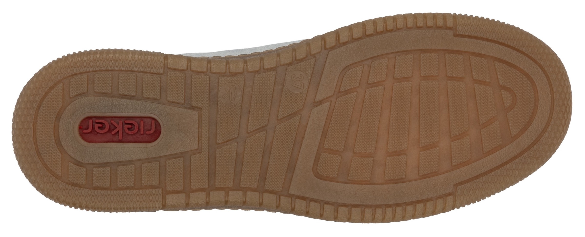 RIEKER Sport Plateausneaker, Freizeitschuh, Halbschuh, Schnürschuh in veganer Verarbeitung
