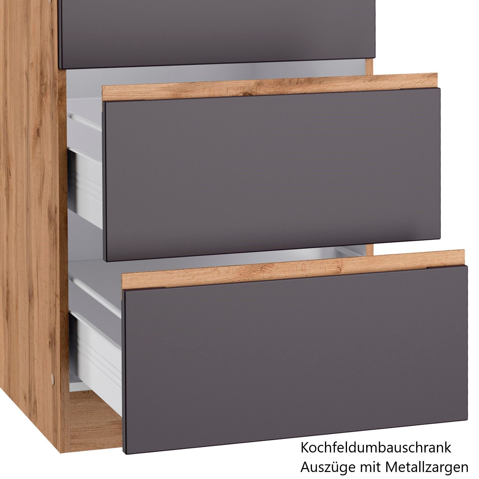 KOCHSTATION Winkelküche »KS-Riesa« Stellbreite 490/153 cm, wahlweise mit Induktionskochfeld