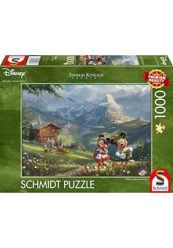 Schmidt Spiele Puzzle »Disney, Mickey & Minnie in den Alpen«, Thomas Kinkade; Made in... kaufen