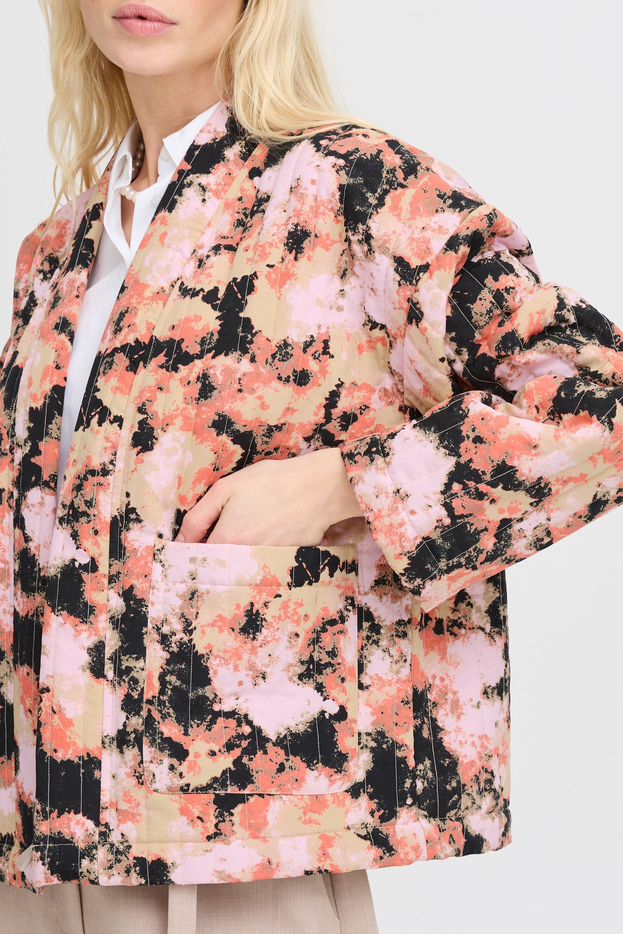 b.young Kurzjacke »Kurzjacke BYDAIMA KIMONO -«, ohne Kapuze