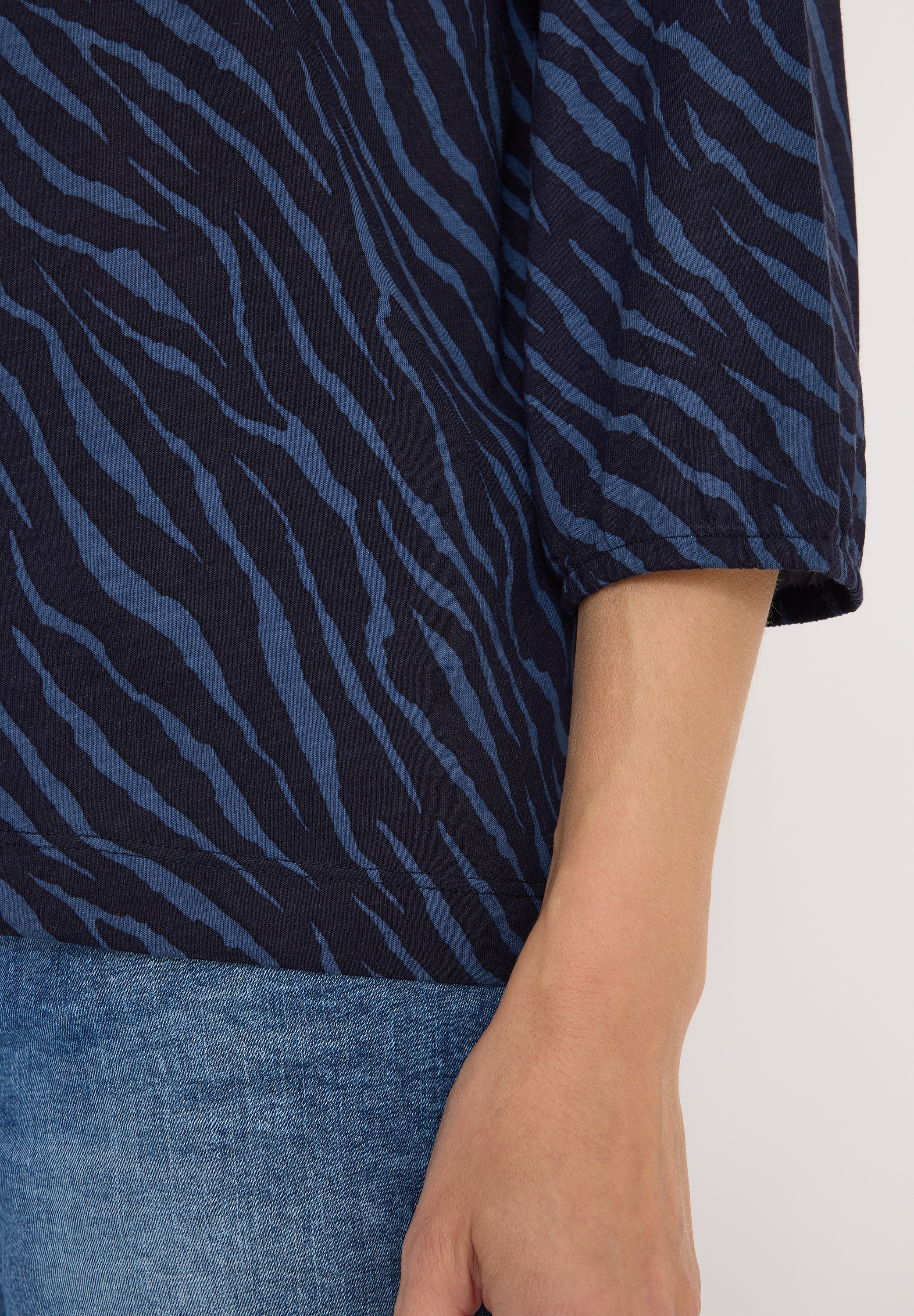 Cecil 3/4-Arm-Shirt, mit All-Over Print