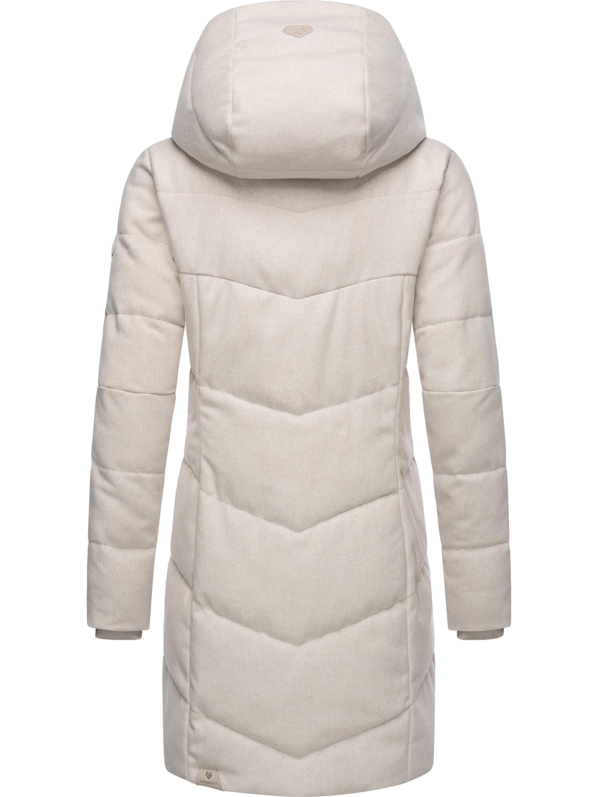 Ragwear Wintermantel »Wintermantel Pavla Coat«, stylischer Damen Steppmantel in Woll-Optik