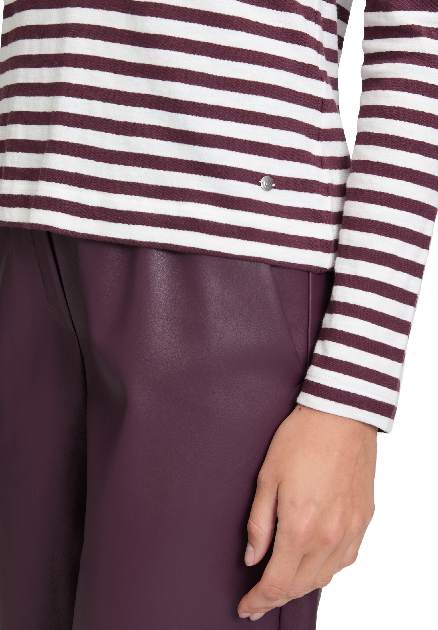 Betty&Co Langarmshirt »Ringelshirt mit U-Boot-Ausschnitt«
