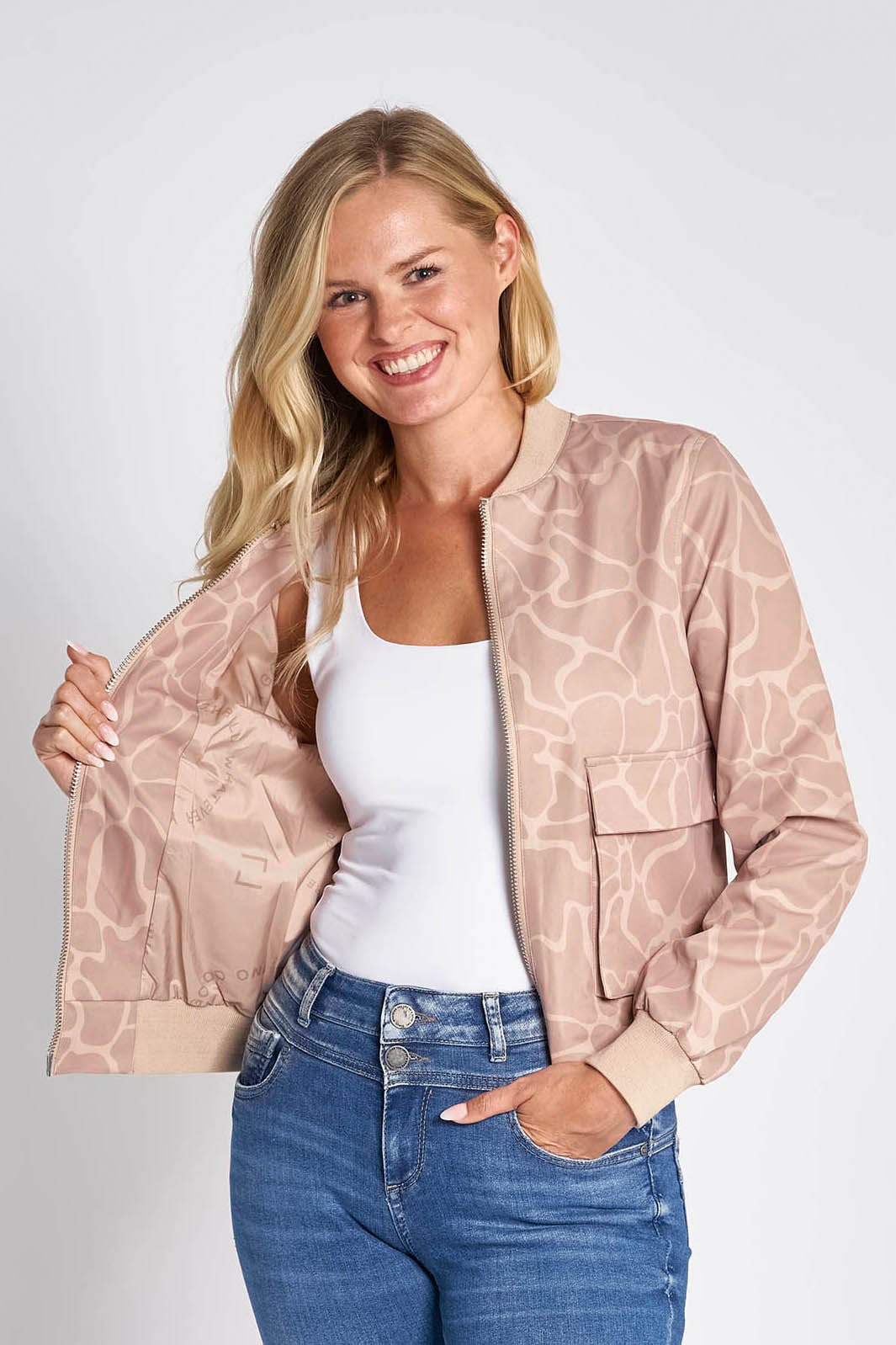 Zhrill Blouson, in Unifarbe