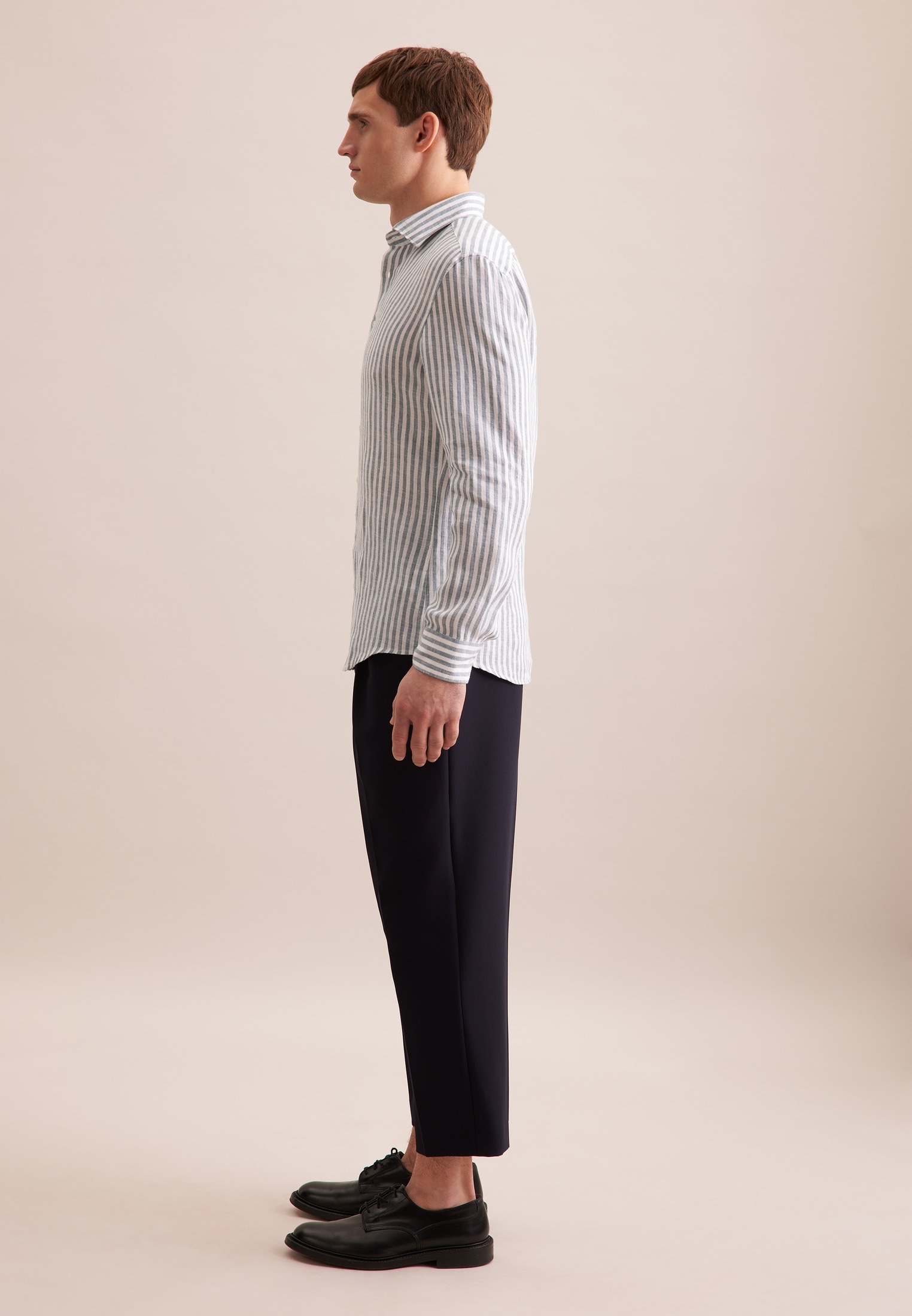 seidensticker Businesshemd »Slim« Slim 1/1 Kentkragen Streifen