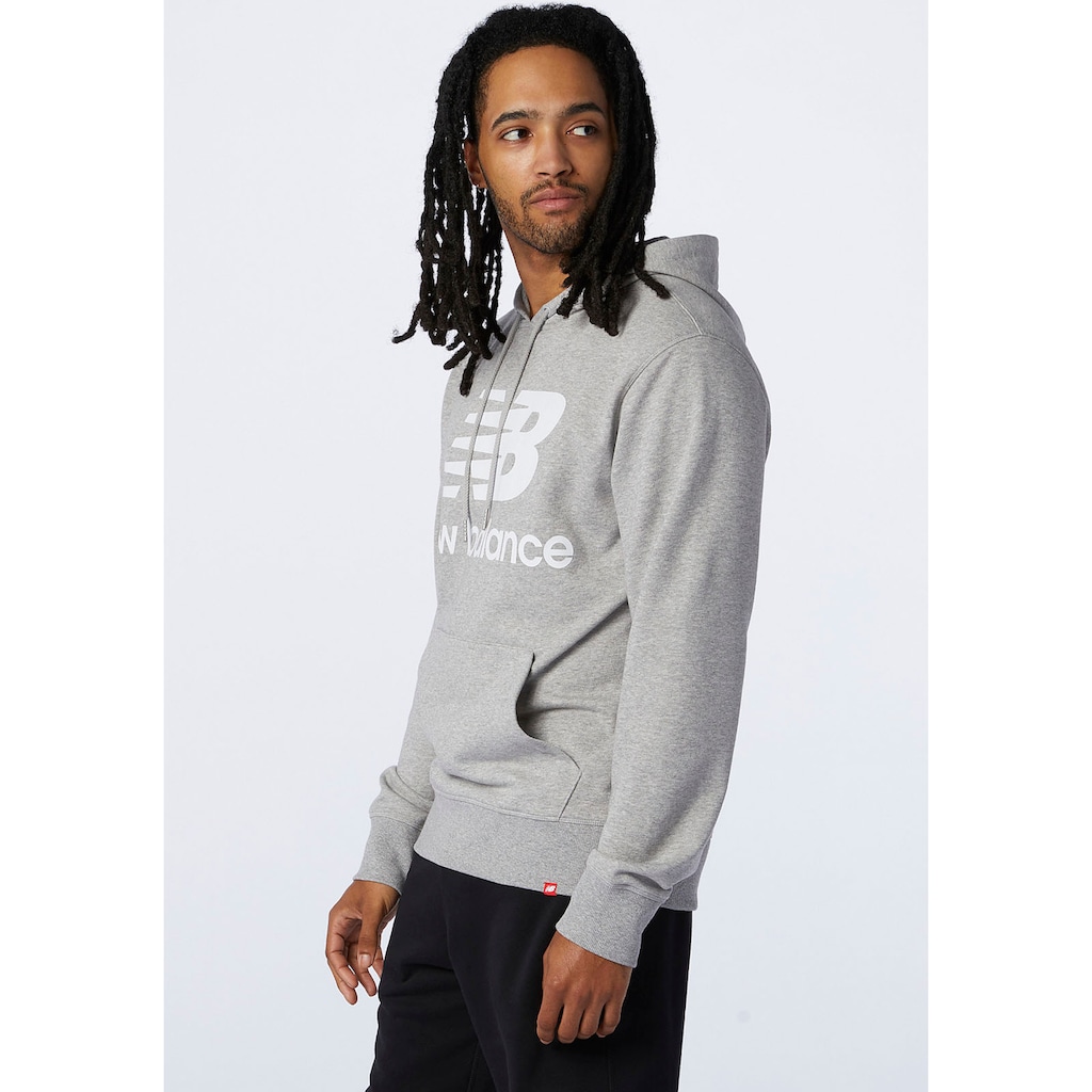 New Balance Kapuzensweatshirt »NB ESSENTIALS STACKED LOGO FLEECE HOODIE«