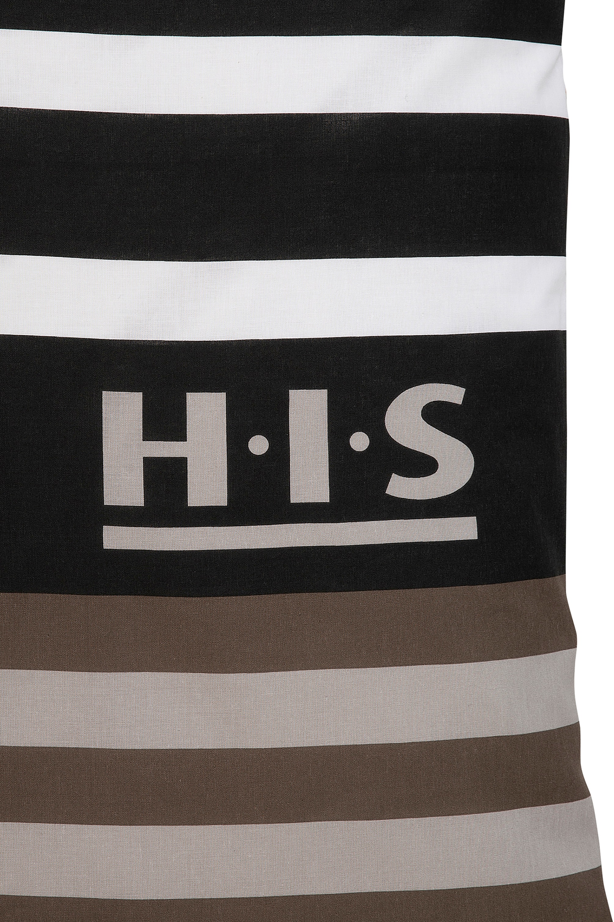 H.I.S Bettwäsche »Majoran«, im Streifen Design, 100% Baumwolle, Bettwäsche in Größe 135x200, 155x220 und 200x200 cm, Bettwäsche-Set in Linon oder Biber-Qualität. Mit Knöpfen
