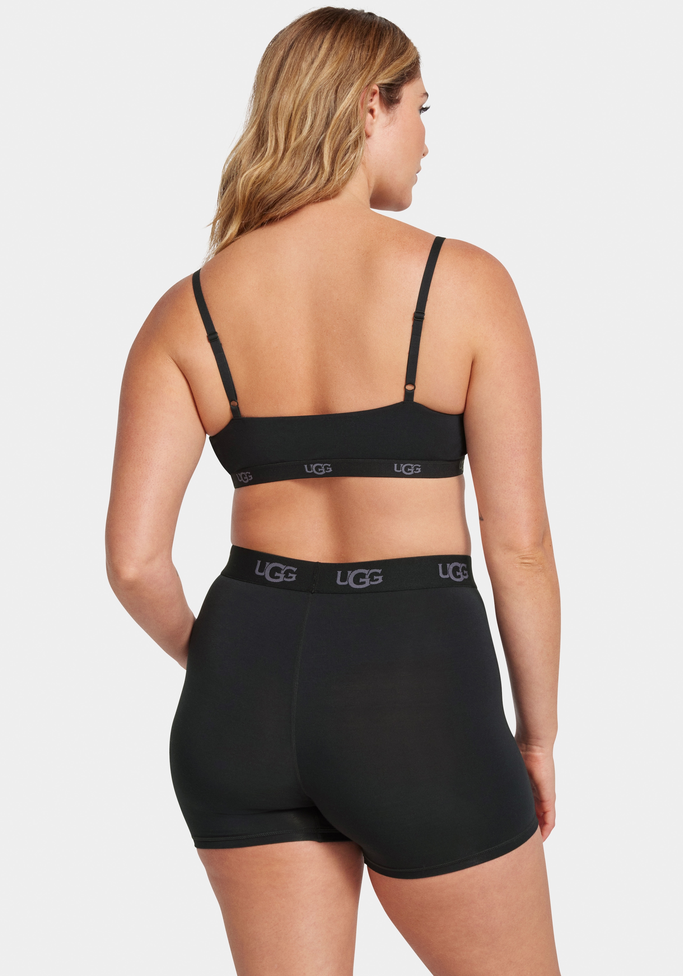 UGG Bralette »Estella Bralette«, Satinband mit Markenlogo