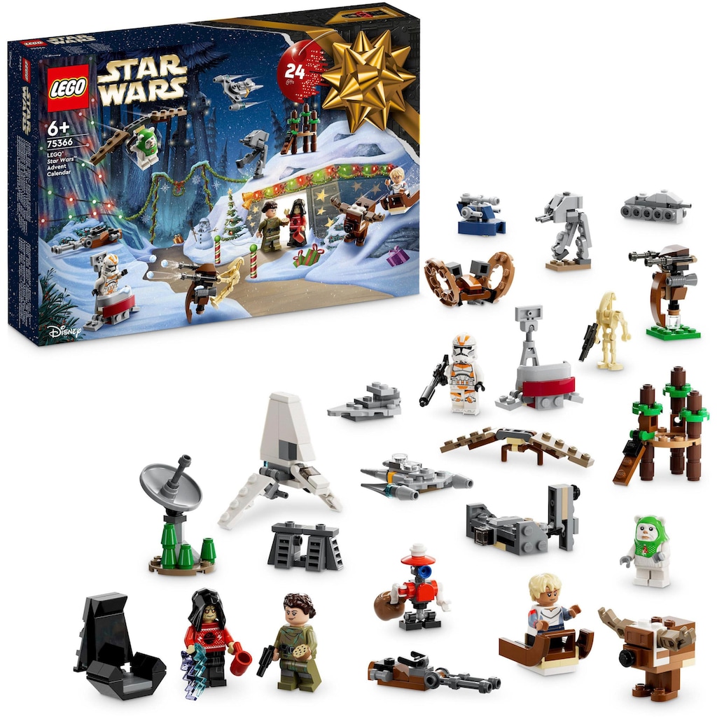 LEGO® Spielzeug-Adventskalender »Spielbausteine, LEGO Star Wars (75366), LEGO® Star Wars™«, ab 6 Jahren