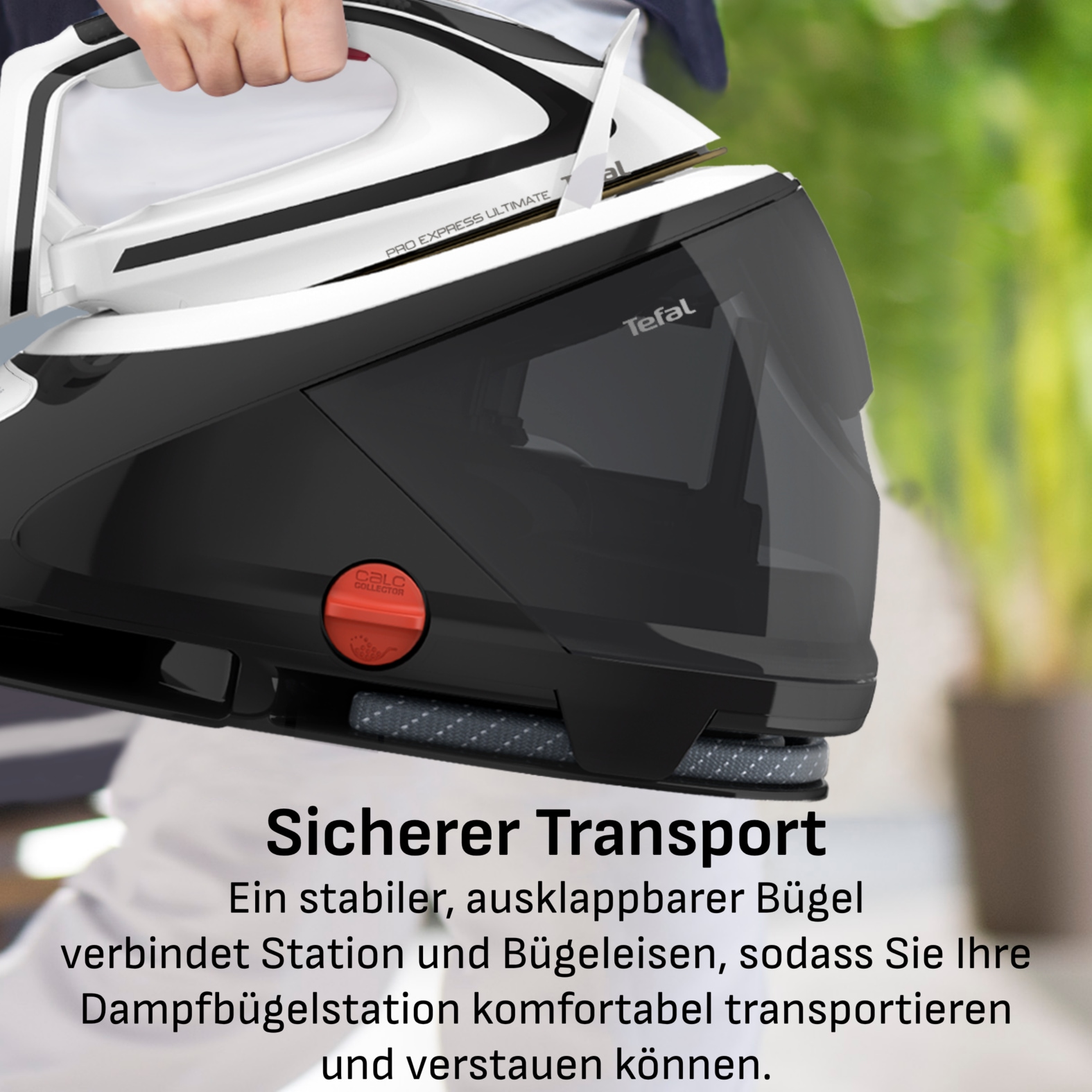 Tefal Dampfbügelstation »Pro Express Ultimate, starker 8-Bar-Druck, 1,9 L Wassertank,« 1.900 ml Wassertank Dampfstoß: 520 g/Min., Dauerdampfmenge: 120 g/Min., GV9550
