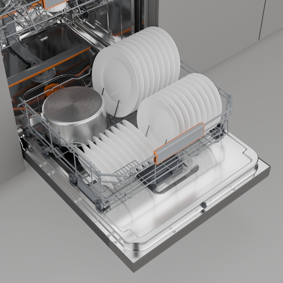 GORENJE Unterbaugeschirrspüler »GU663C95X« 9,4 l 16 tlg. Maßgedecke 16 Maßgedecke, auto. Türöffnung, Besteckschublade