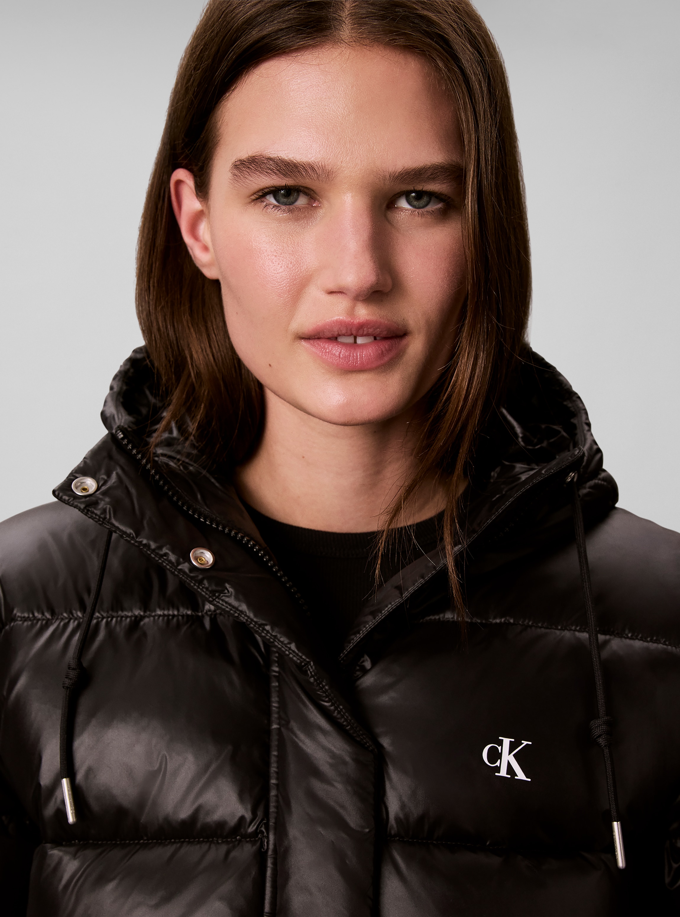 Calvin Klein Jeans Steppjacke »SHINE CLASSIC PUFFER« mit Kapuze Regular fit mit Kapuze
