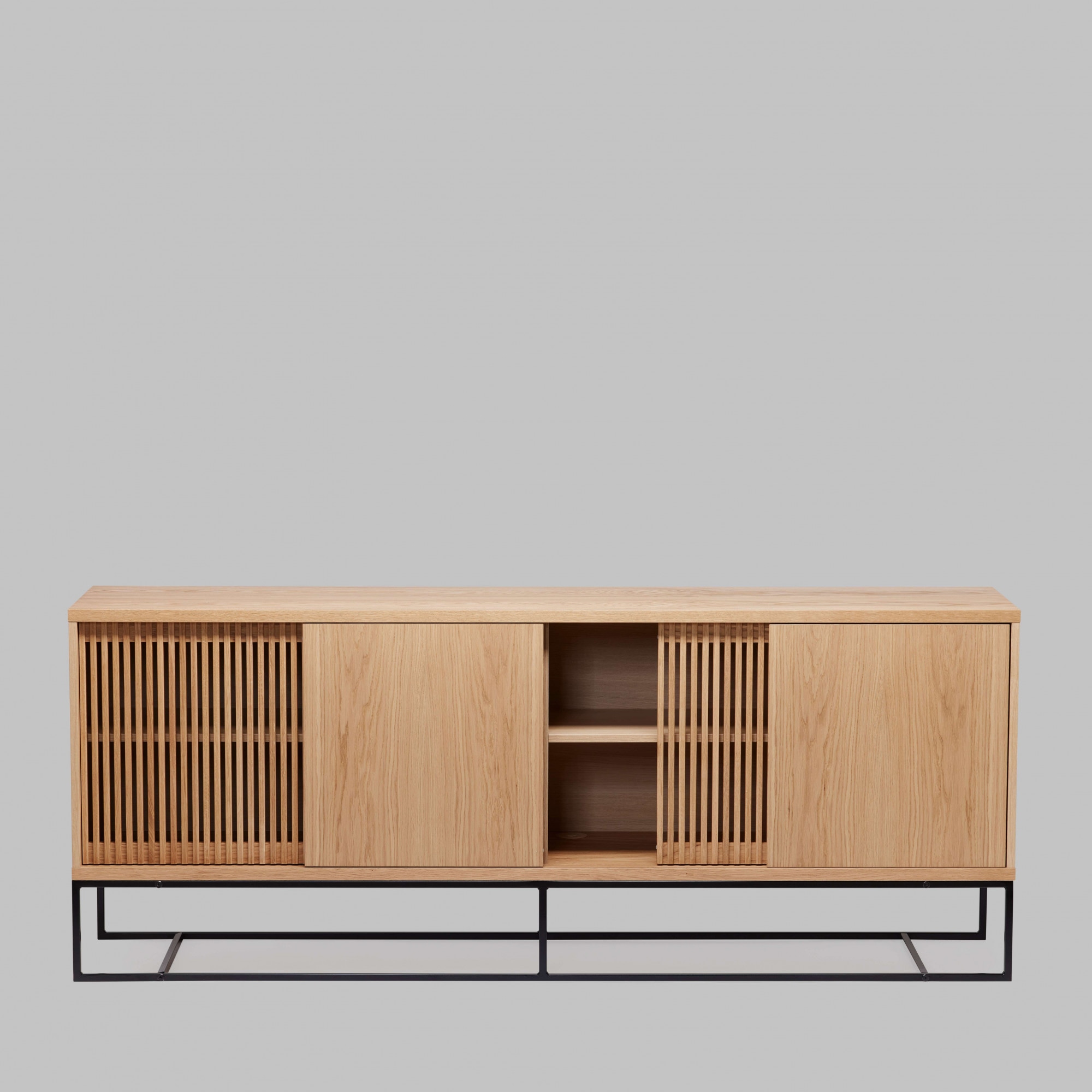 Woodman Sideboard »Ende«, Kommode, teilmassiv, Metallfüße, Breite 188 cm, FSC®