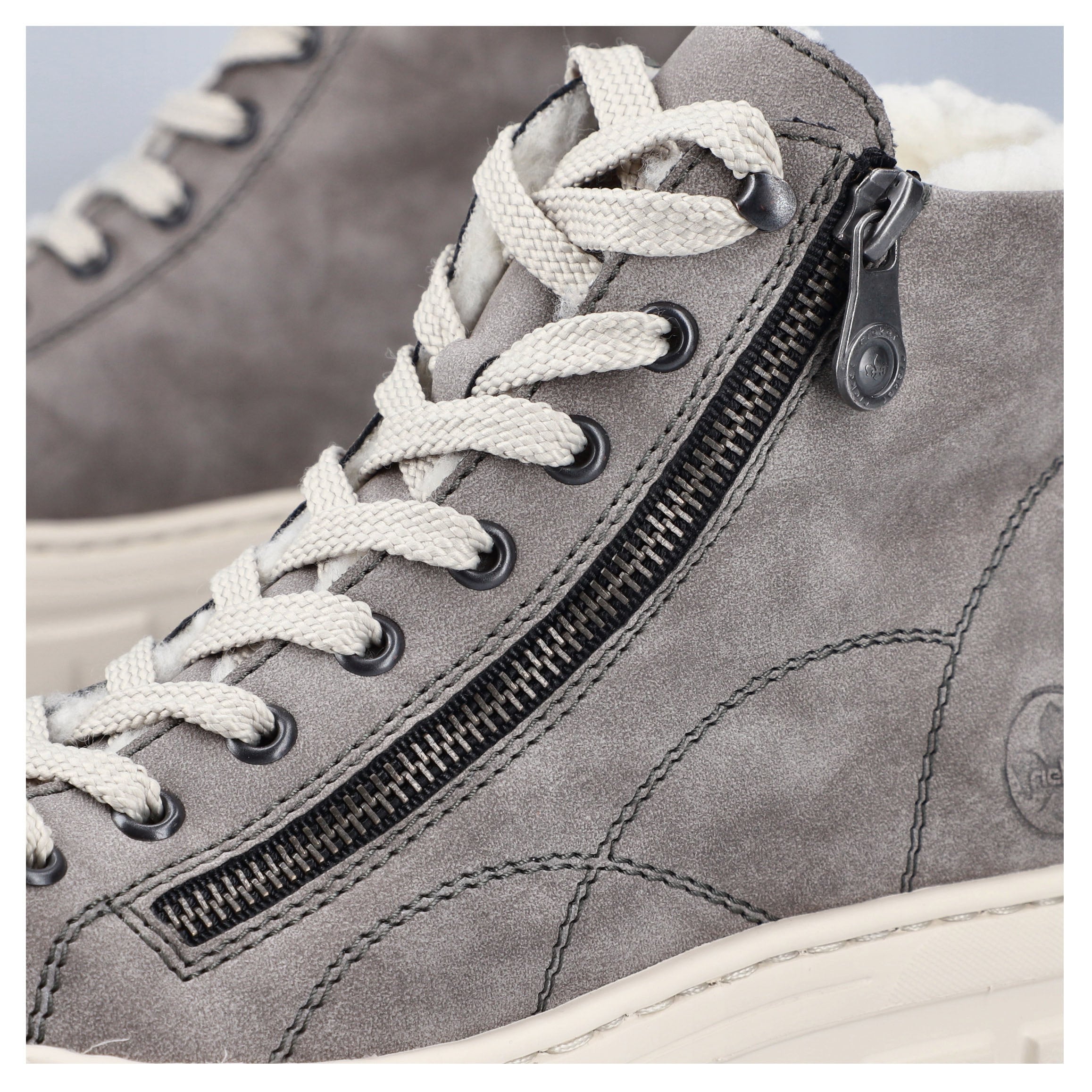 Rieker Winterboots  Plateauboots, Schnürboots mit Reißverschluss an der Außenseite