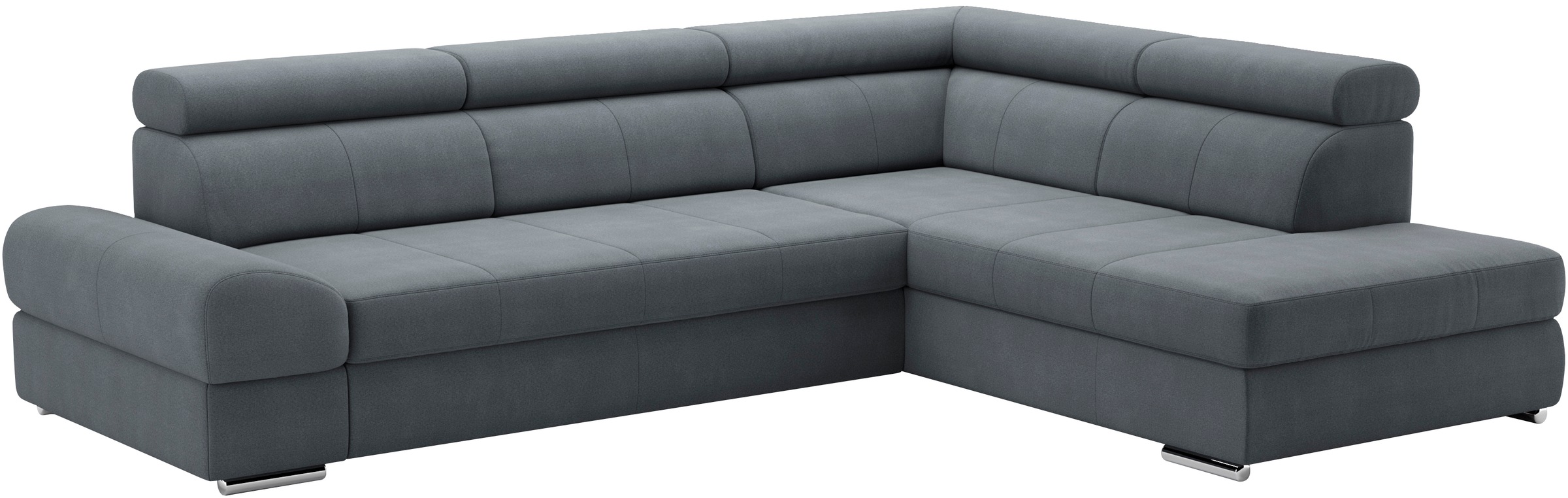 sit&more Ecksofa »Broadway L-Form« mit verstellbaren Kopfteilen, wahlweise mit Bettfunktion
