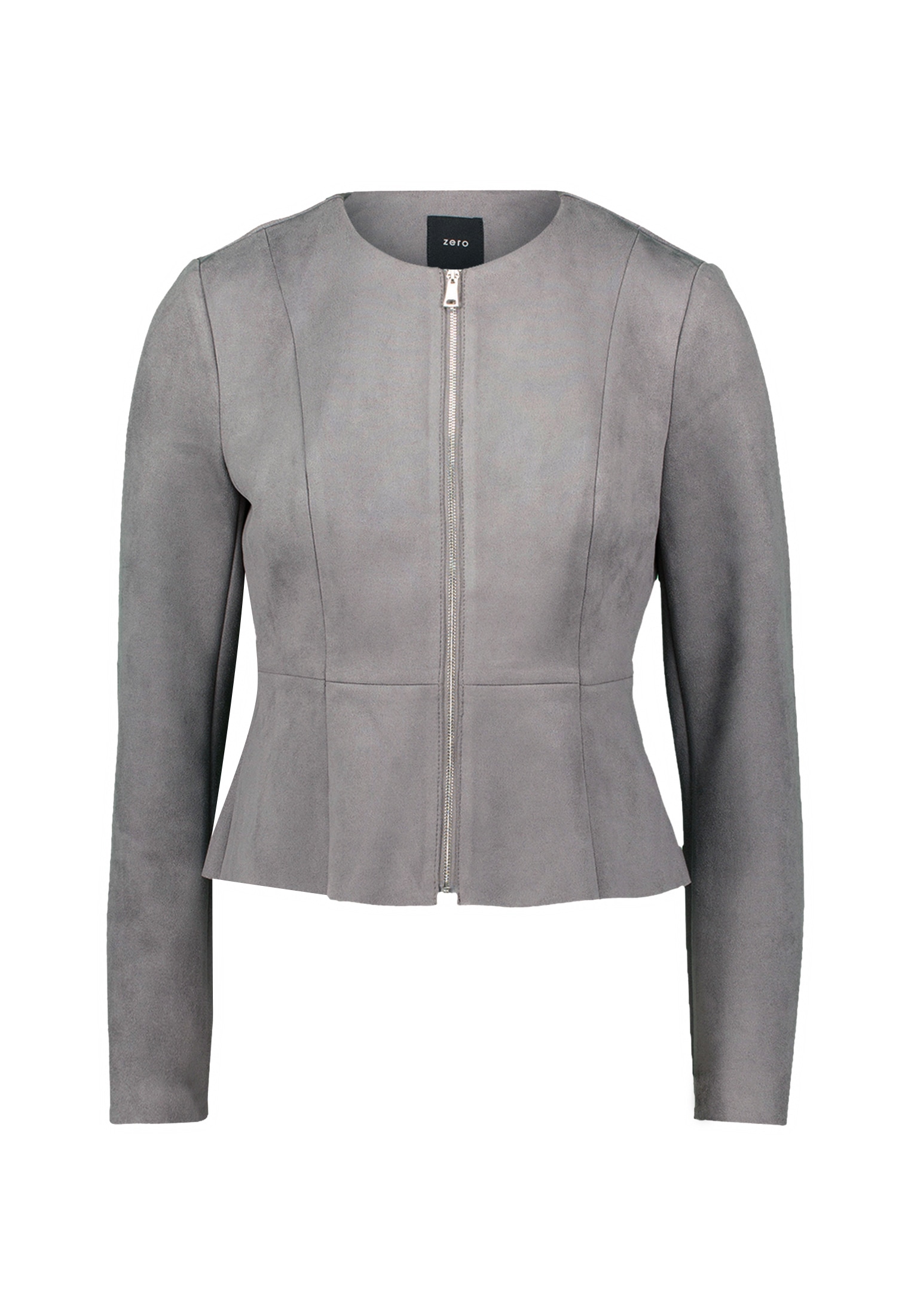 Zero Damen Jackenblazer »Blazer Wildlederoptik«, Größe 34