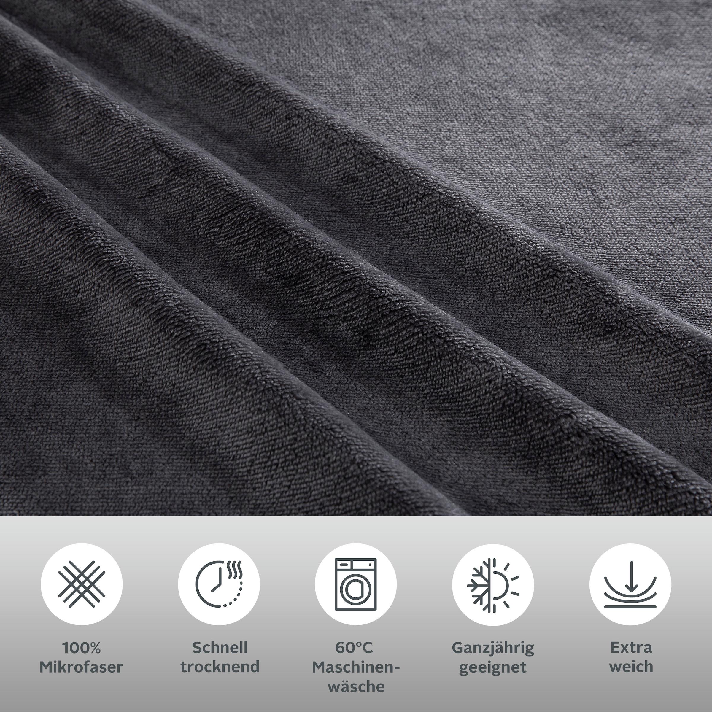my home Bettwäsche »Desner3«, Bettwäsche mit Reißverschluss, Cashmere-Touch, kuschelig & weich