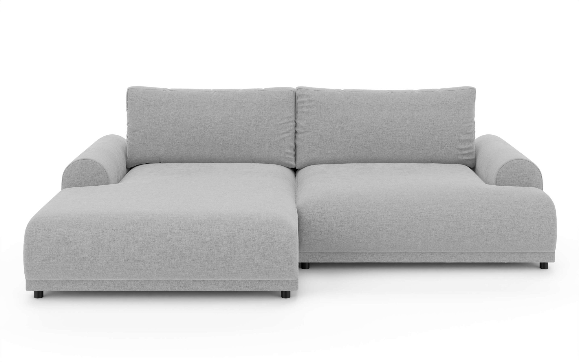 INOSIGN Ecksofa »Marsby, mit Bettfunktion und Bettkasten, Maße: B/H/T 242/65/145 cm«, L-Form mit Wellenunterfederung, Recamiere links oder rechts bestellbar
