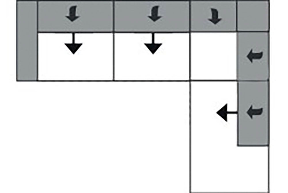 Home affaire Ecksofa »Claya Move, L-Form, Kopf- & Rückenverstellung, Breite 282 cm« Moderne Steppung, weicher Polsteraufbau & saugroboterfreundliche Höhe