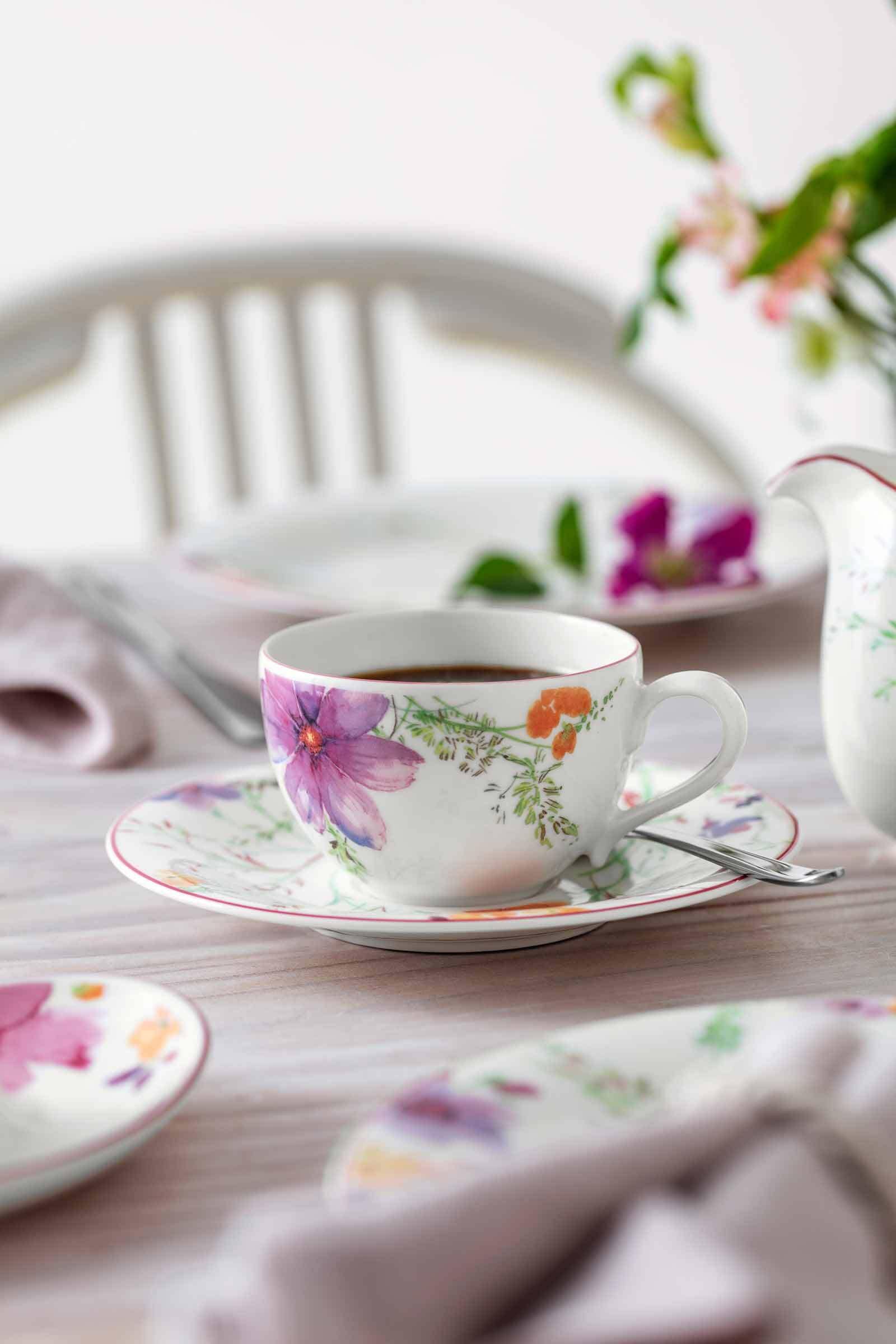 Villeroy & Boch Untertasse »Kaffee Untertasse Mariefleur Basic ø 16 cm 6er Set bunt«