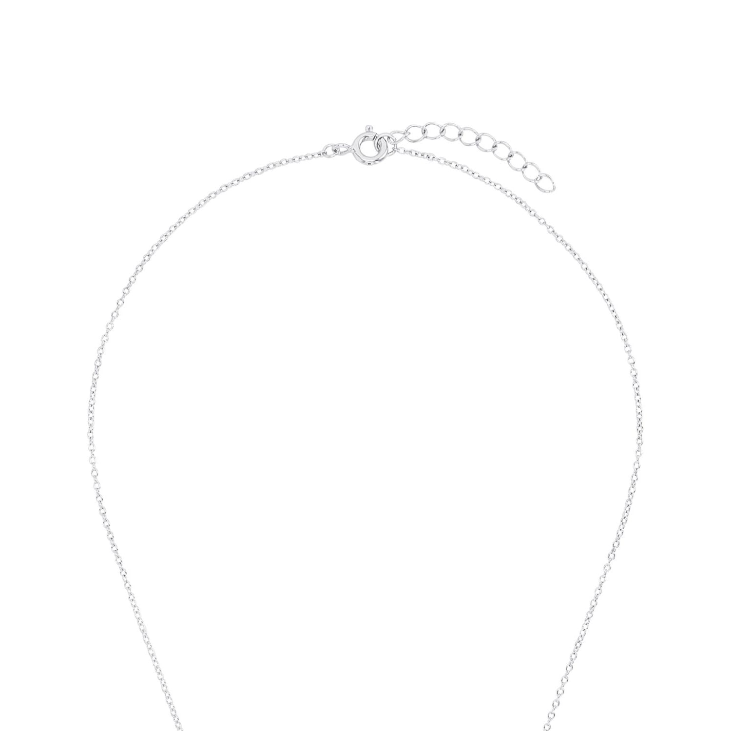 Amor Kette mit Anhänger »Kreis mit niedlichem Vogel-Design« mit Zirkonia (synth.)