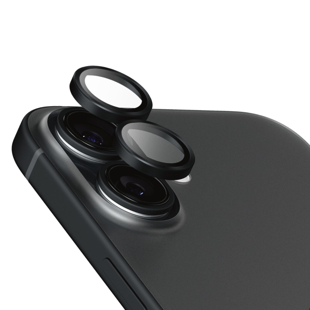 PanzerGlass Kameraschutzglas »Hoops Camera Lens Protection«, für Apple iPhone 16-Apple iPhone 16 Plus, (2 St.), Lens Cover, Schutzfolie, Schutzglas, kratz- & stoßfest