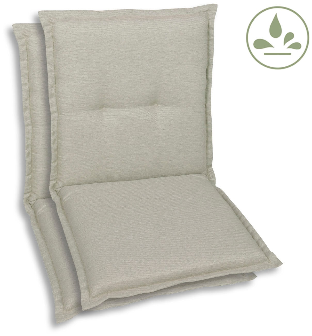 GO-DE Sesselauflage nieder, wasserabweisend