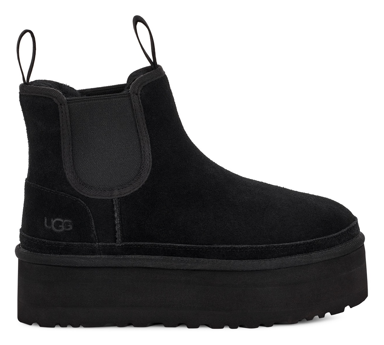 UGG Chelseaboots »NEUMEL PLATFORM CHELSEA«, Plateaustiefel, Winterstiefel mit praktischen Anziehlaschen