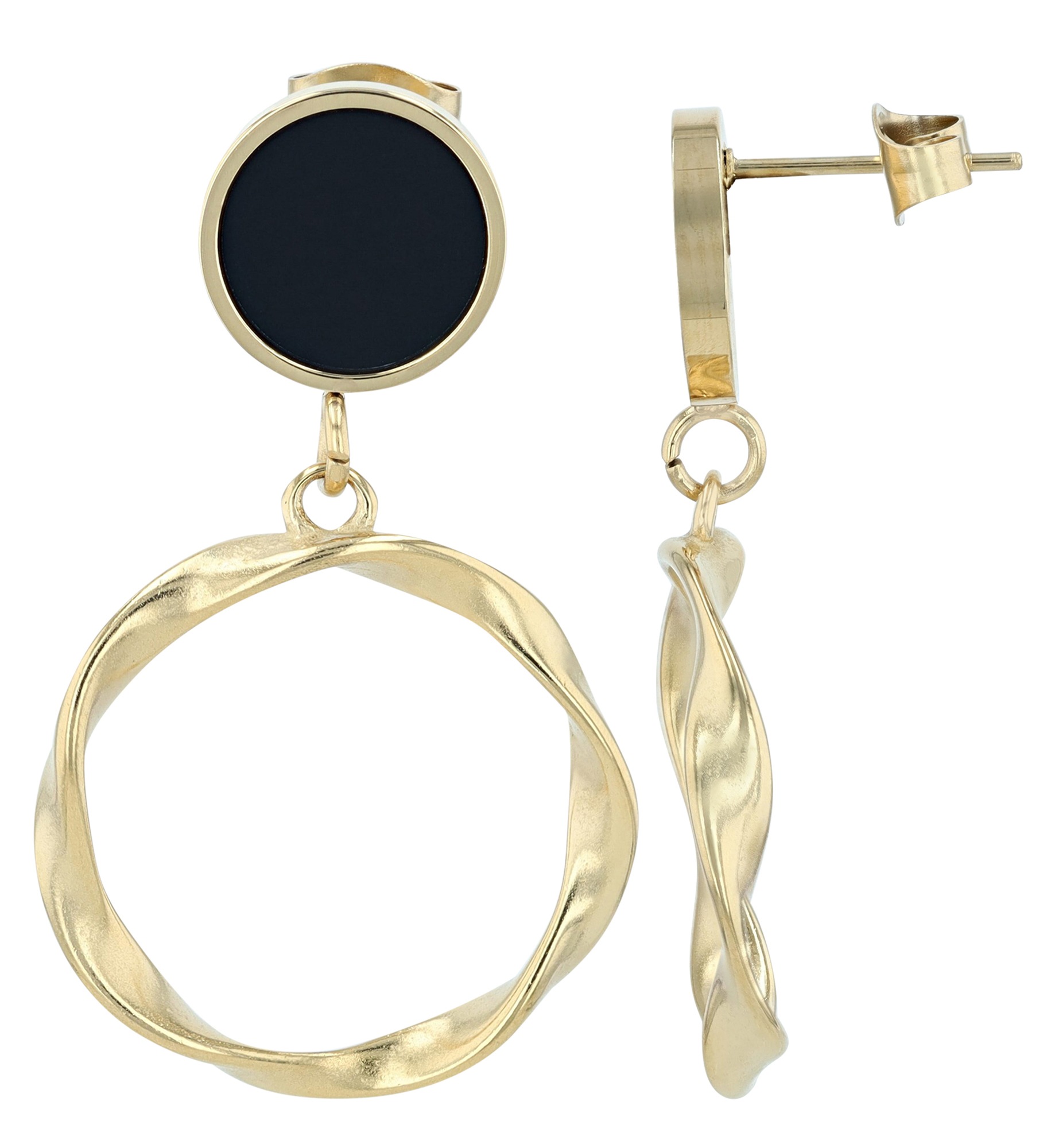 Adelia´s Paar Ohrstecker »Edelstahl Ohrringe Ohrstecker« goldfarben