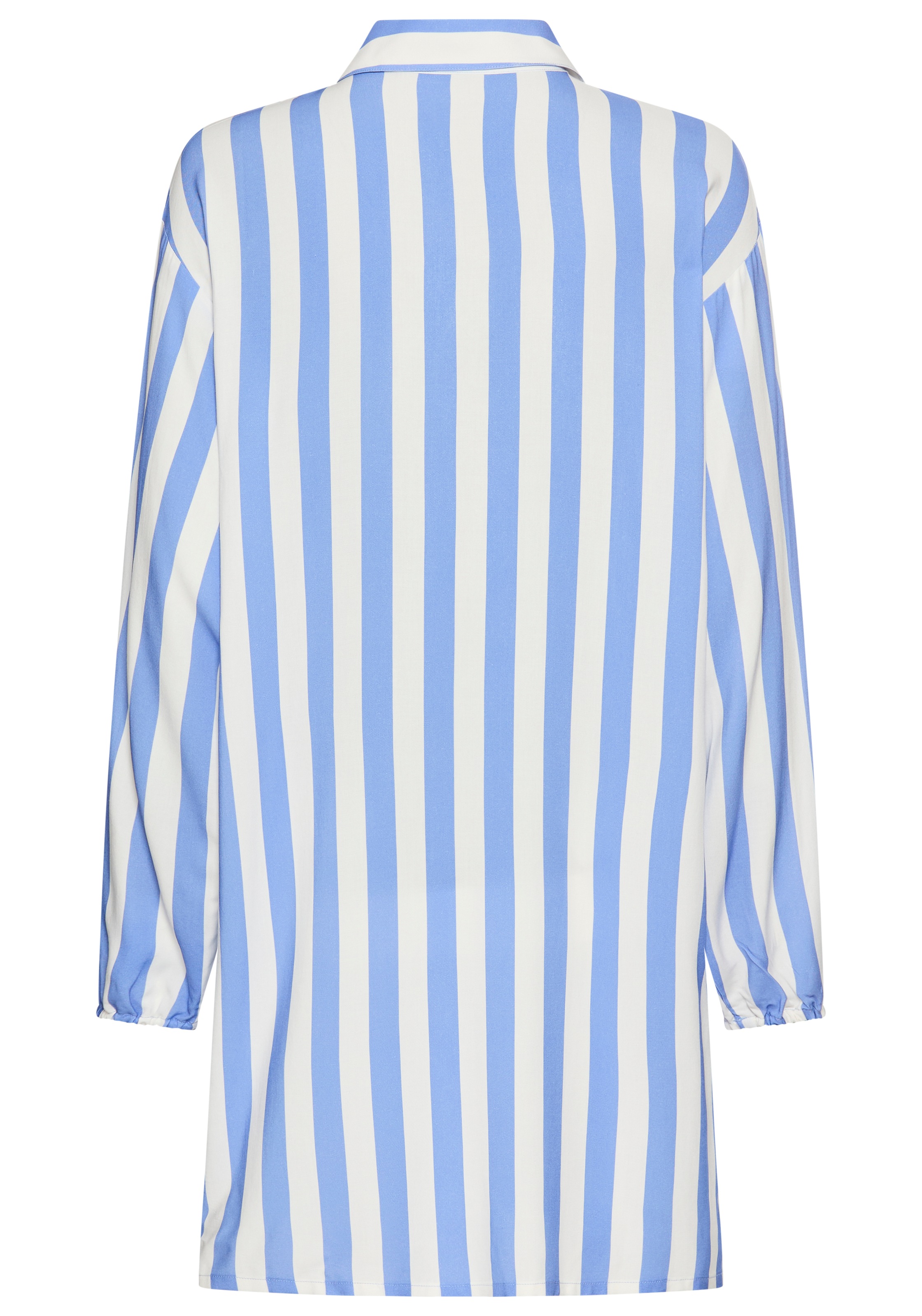 s.Oliver Nachthemd aufgesetzte Tasche mit breiten Streifen