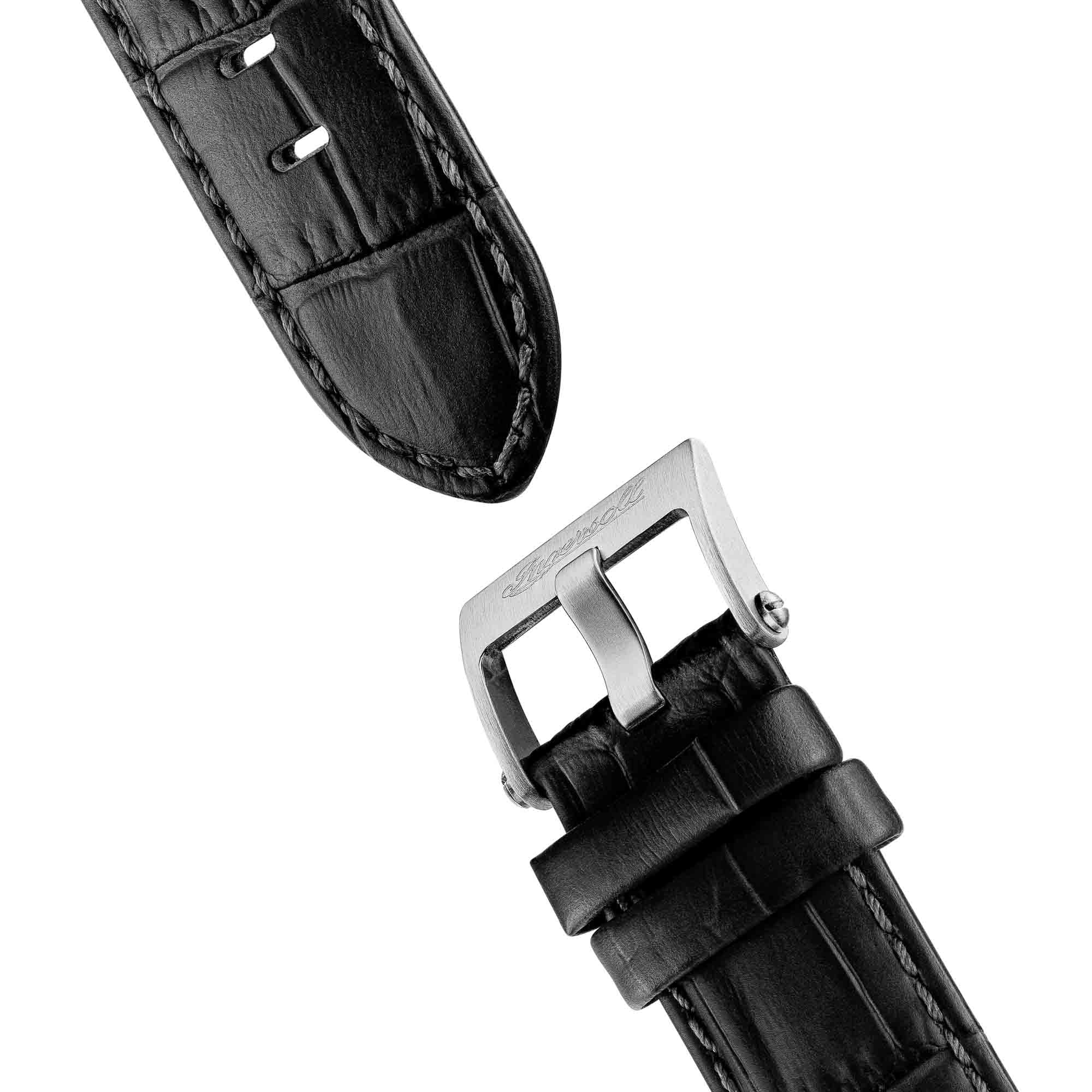 Ingersoll Automatikuhr »The Maverick« Armbanduhr, Herrenuhr, Mechanische Uhr, Lederarmband, analog