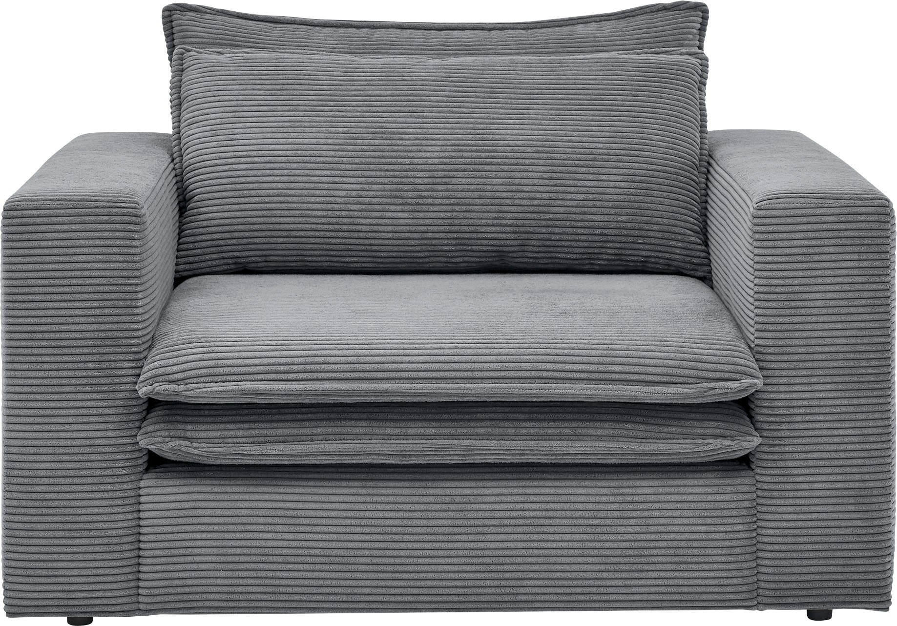Places of Style Loveseat »PIAGGE«, Hochwertiger Cord, trendiger Loveseat  bei OTTO | XXL Sessel